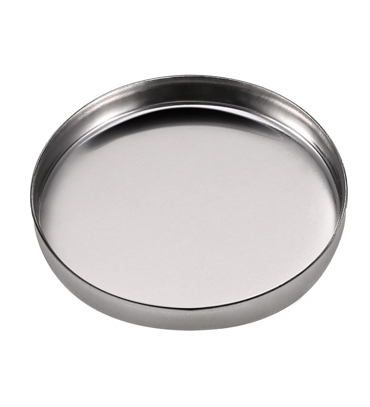 Pangda 50 Pack Empty Round Metal Tin Palette Pans for Eyeshadow Blush & Lipstick - 26 mm Organizer for Magnets - Ideal for Cosmeticians - Buy Online on GoSupps.com