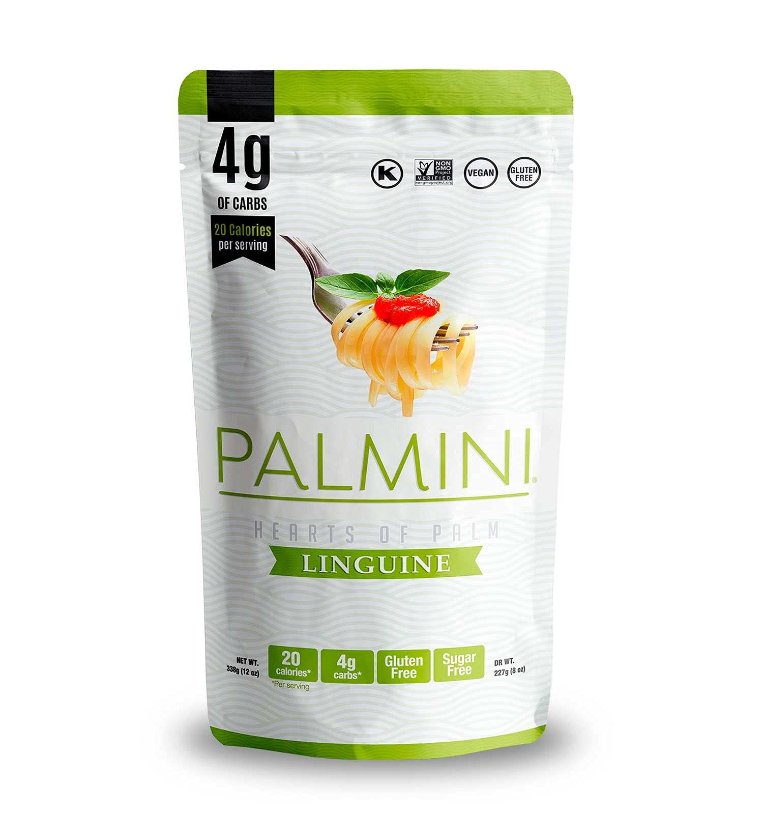 Palmini Low Carb Linguine - 4g Carbs, Gluten Free, Shark Tank Featured (12 oz) - Buy Online on GoSupps.com
