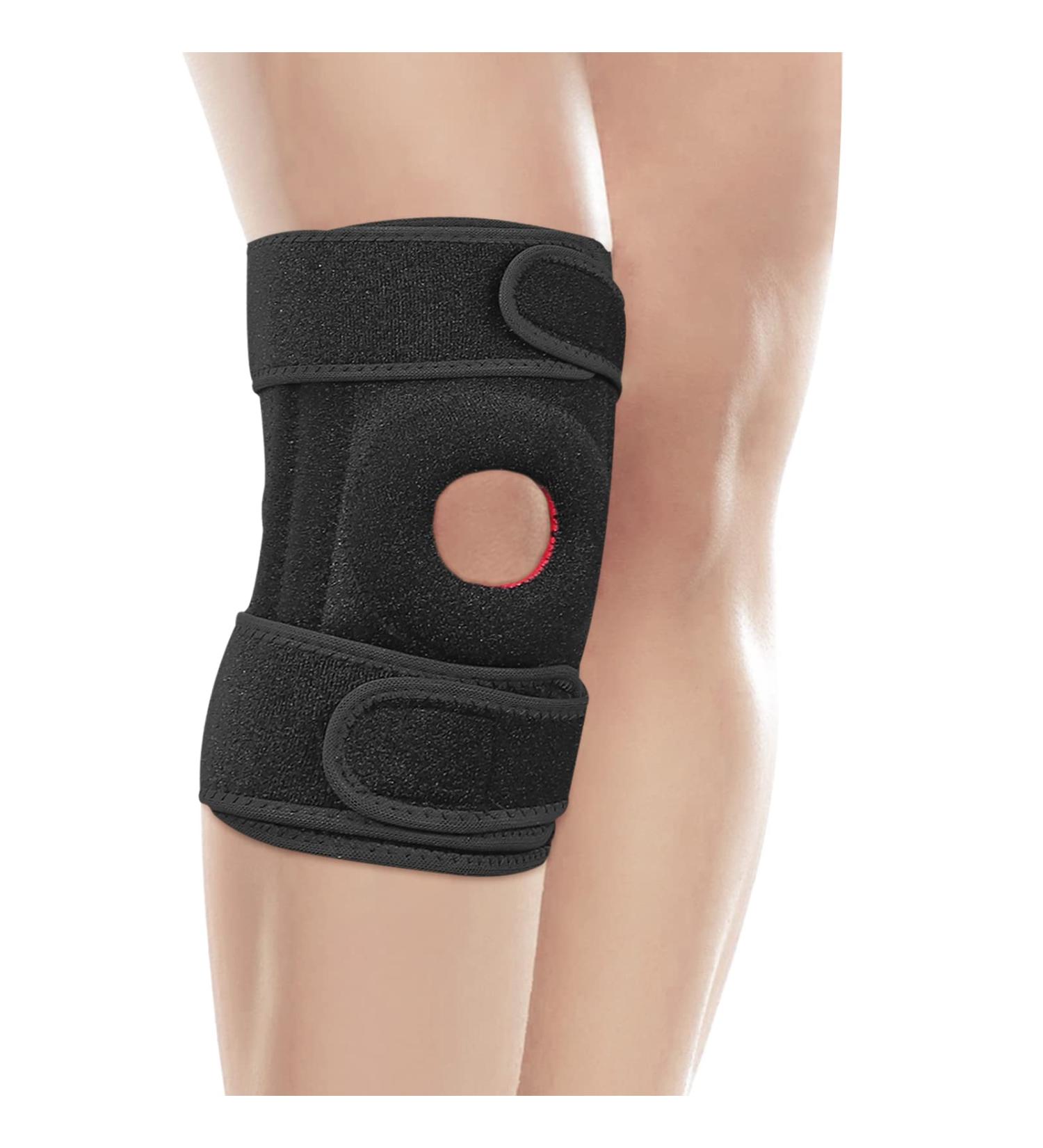 VINTEAM Adjustable Knee Brace Support for Men & Women - Compression Neoprene Universal Size 30-50cm | Top Quality Knee Strap for Pain Relief - Buy Online on GoSupps.com