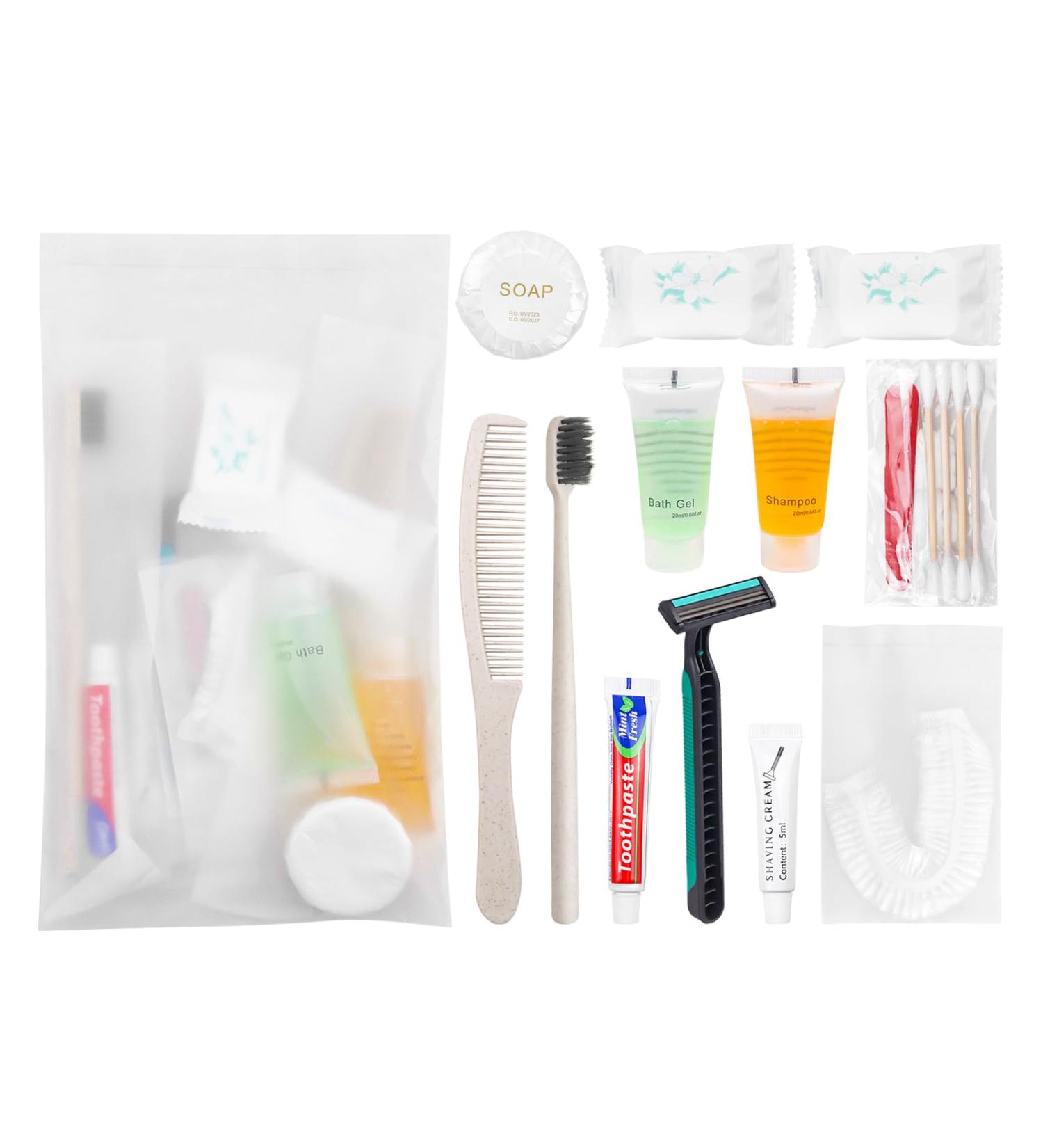 Travel Toothbrush & Toothpaste Set - 12 Individually Packaged Hygiene Kits for Hotels & Travel - Buy Online on GoSupps.com
