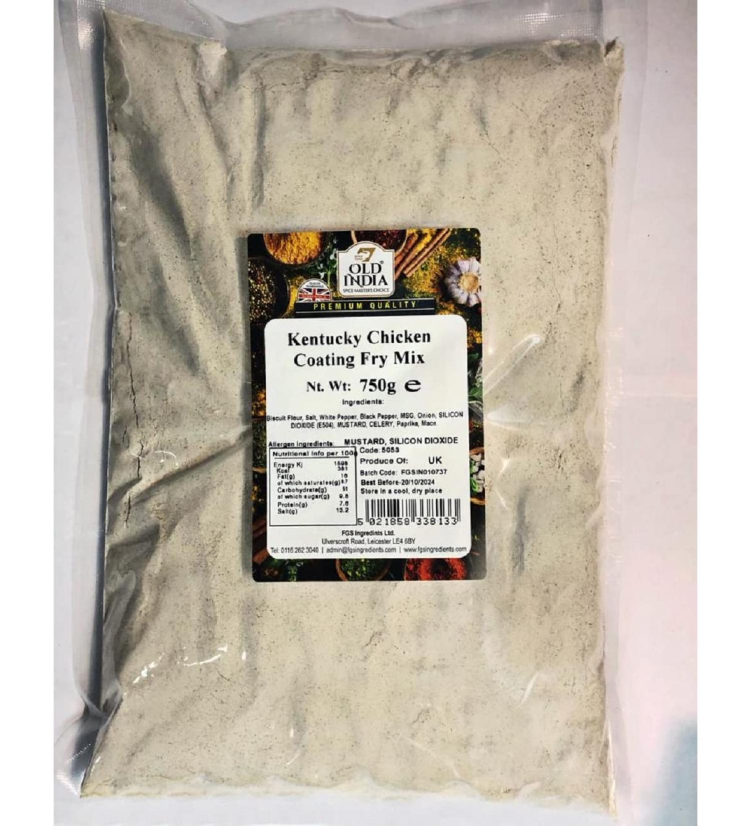 Old India Kentucky Chicken Coating Fry Mix 750 g Kentucky Chicken Coating Fry Mix 750g