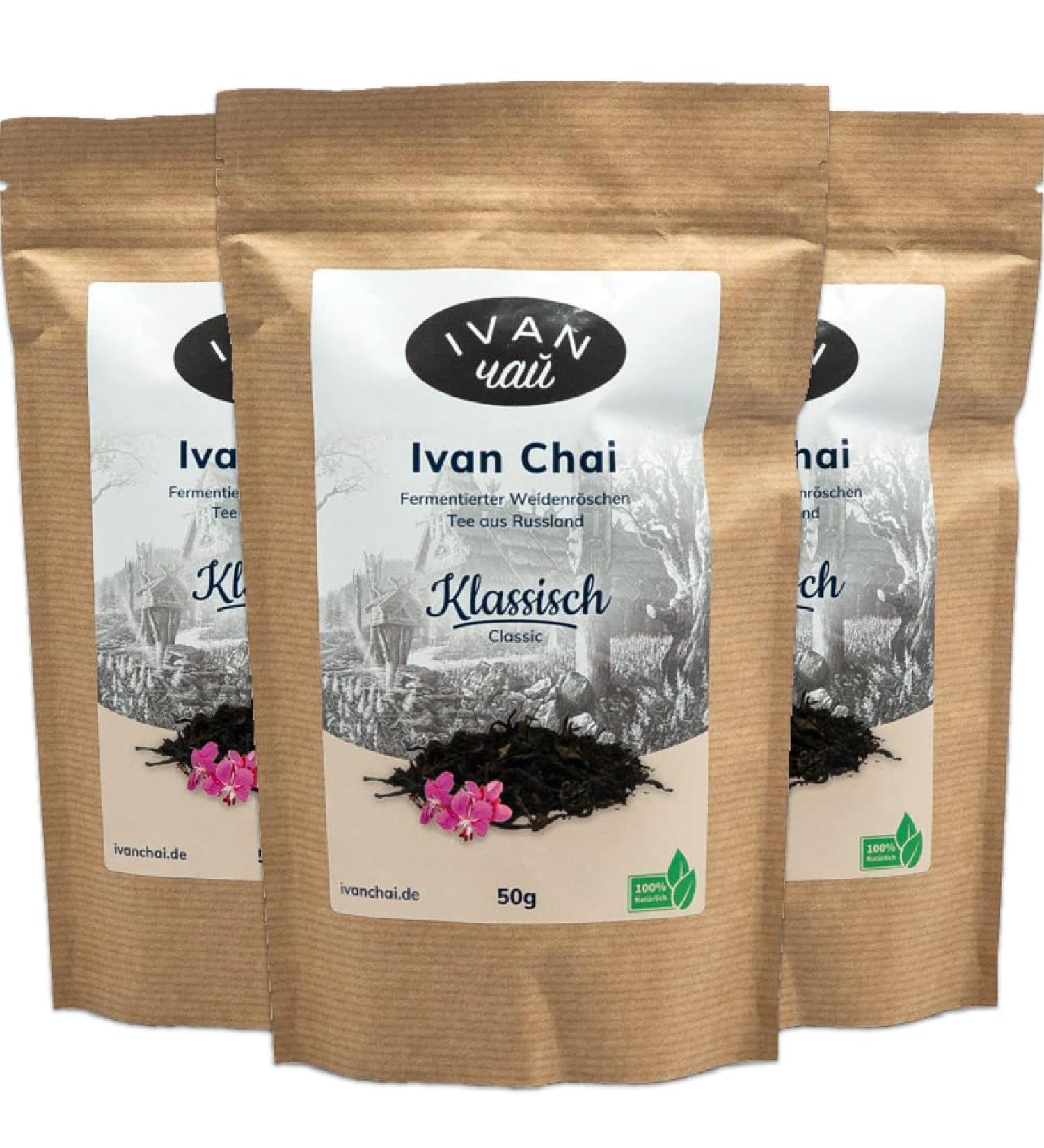 Ivan Chai - Classic | Relaxation Tea | Fermented Willowherb Loose Tea | Premium Quality | Wild & Handcrafted (3)