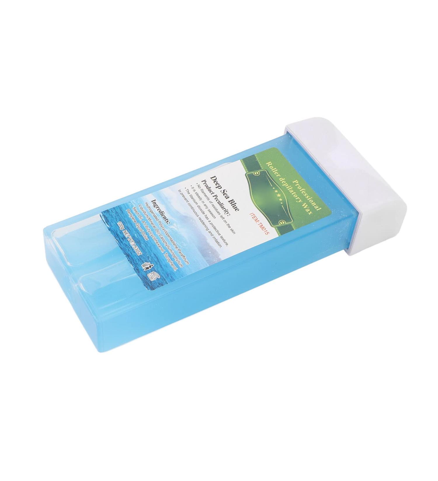 Roll-On Wax Refill - Portable Safe Professional Armpit Hair Removal Wax (Sea Blue) | International Shipping Available - Buy Online on GoSupps.com