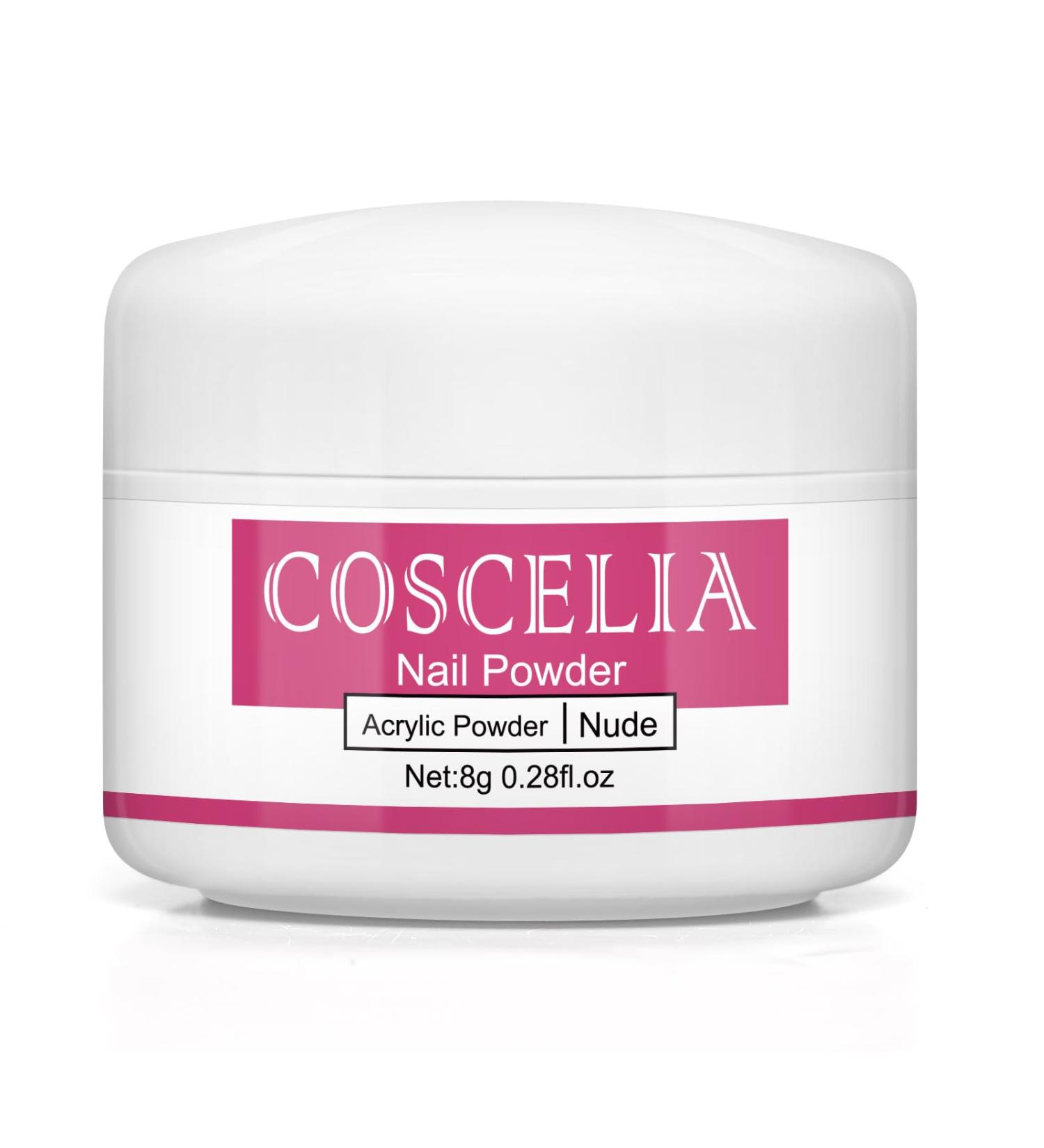 COSCELIA Acrylic Powder for Nails - 8g Nude 043 for Perfect Acrylic Nail Extensions | International Shipping Available - Buy Online on GoSupps.com