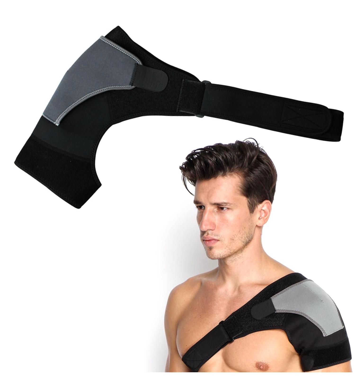 JTMKYO Adjustable Gray Shoulder Pads - Ultimate Shoulder Support & Protection for Rotator Cuff & School Use - Buy Online on GoSupps.com