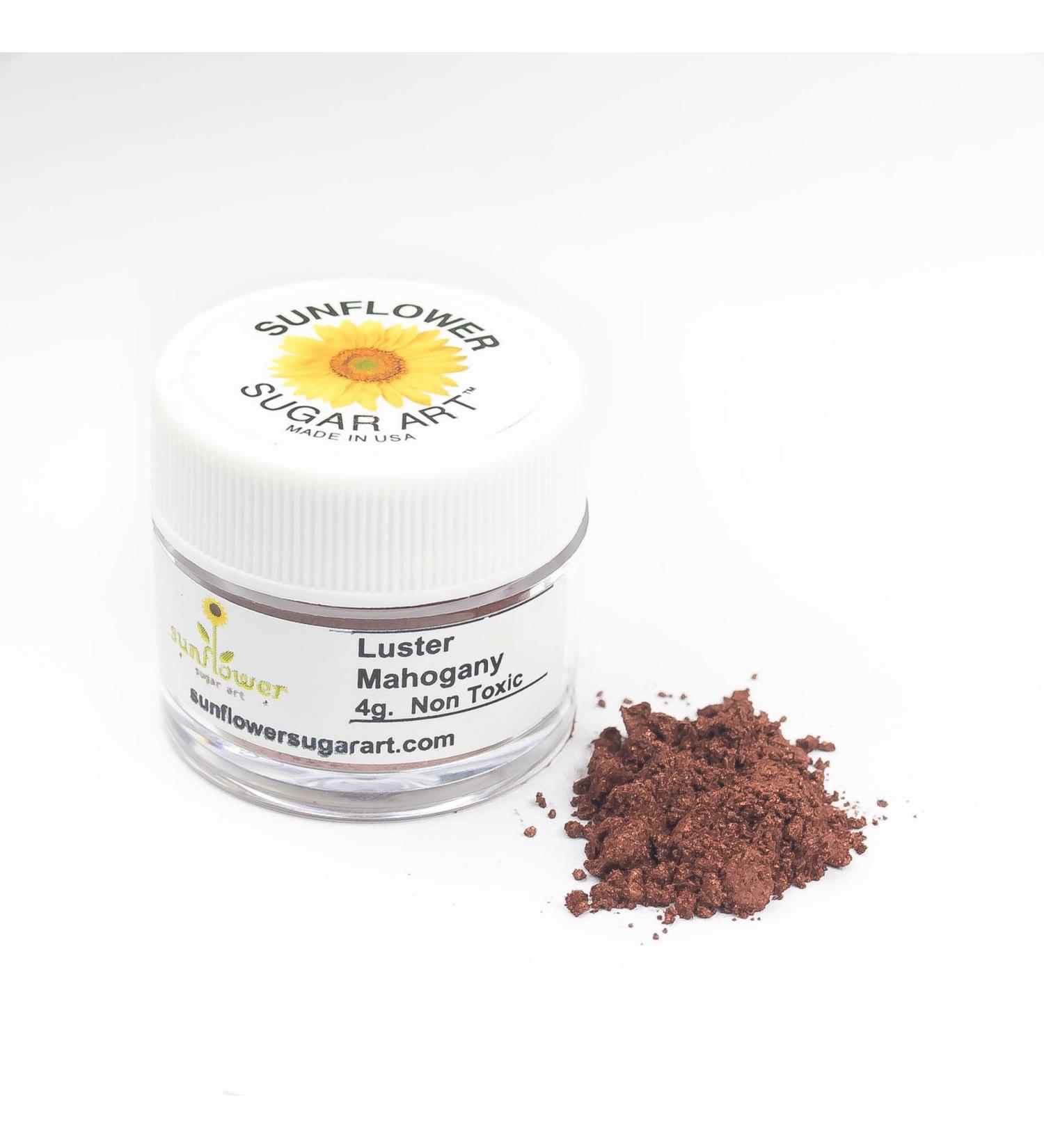 Brown Mahogany Edible Luster Dust | Edible Powder & Dust | Food Grade Luster Dust for Decorating  Fondant  Baking | Polvo Matizador | Cakes  Vegan Paint  & Dust | 4 Grams - Buy Online on GoSupps.com