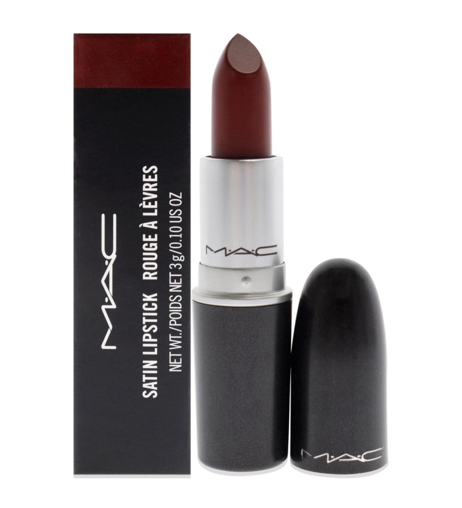 MAC Satin Lipstick Paramount - 0.1 oz | Long-Lasting Lip Color - Buy Online on GoSupps.com