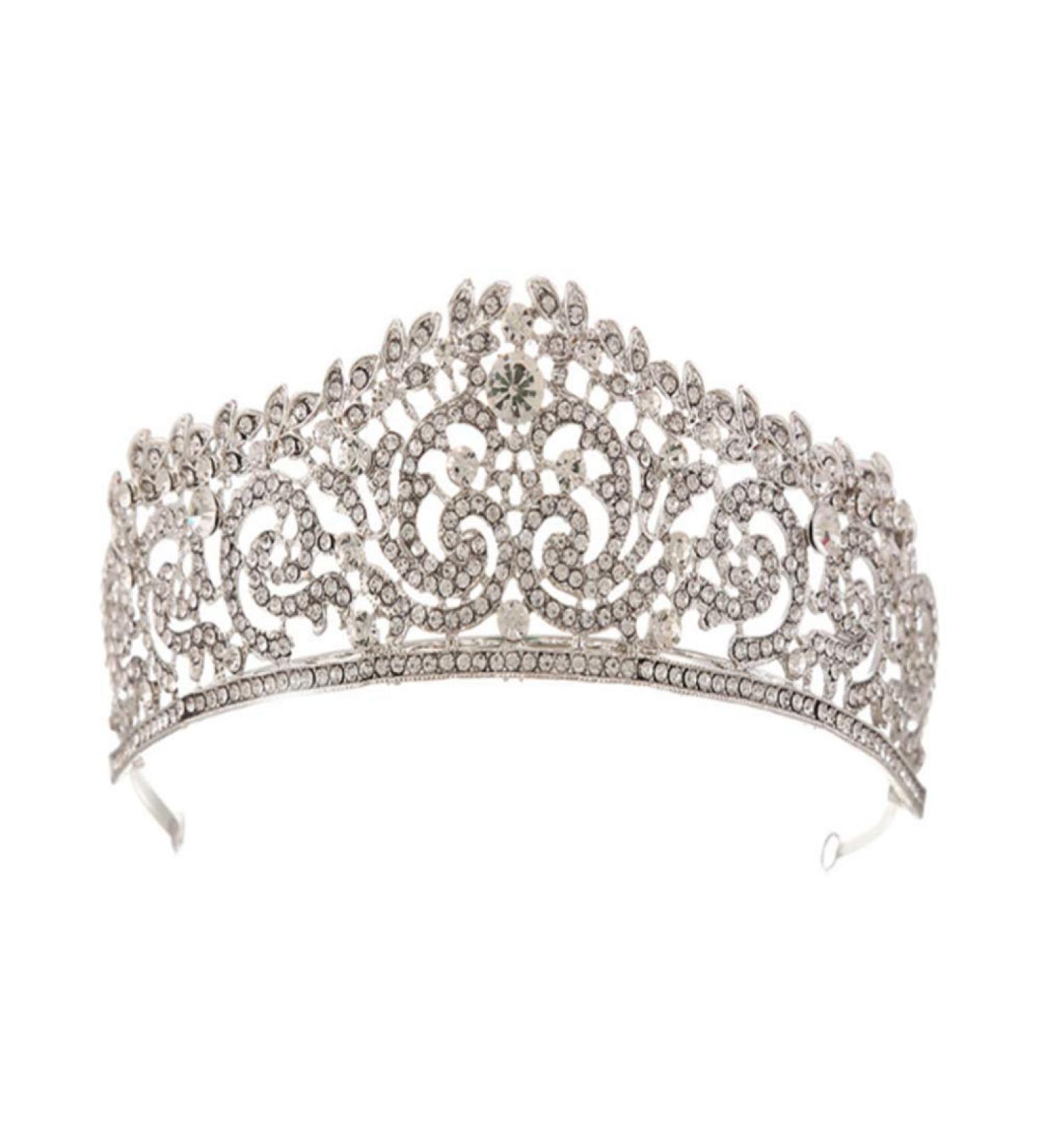 Lurrose Quinceanera Rhinestone Wedding Tiara Headband Crystal Tiara Headpieces Jewelry for Wedding Birthday Tiara - Buy Online on GoSupps.com