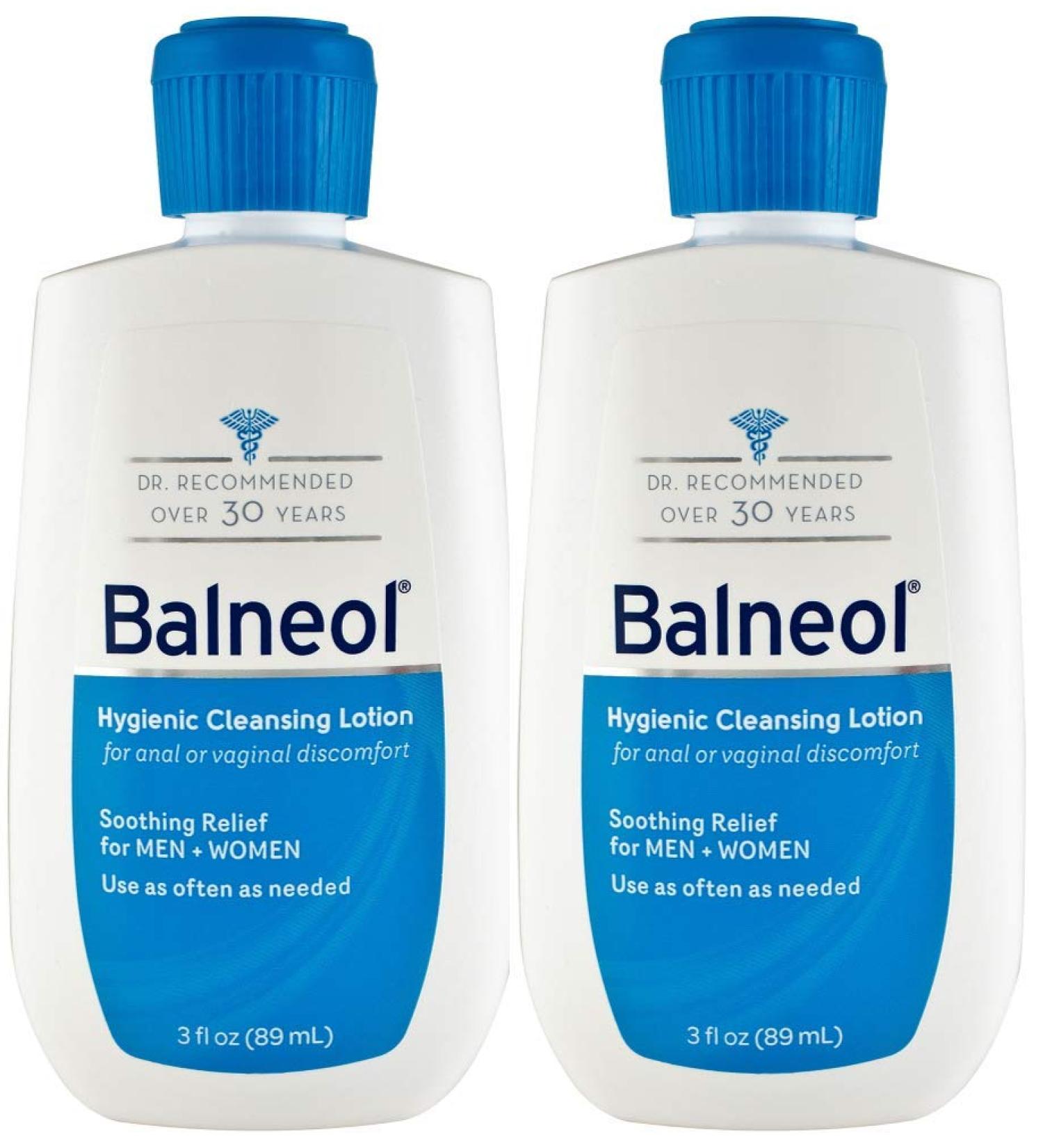 Balneol Hygienic Cleansing Lotion 3 oz Bottle - Pack of 2 - Buy Online on GoSupps.com
