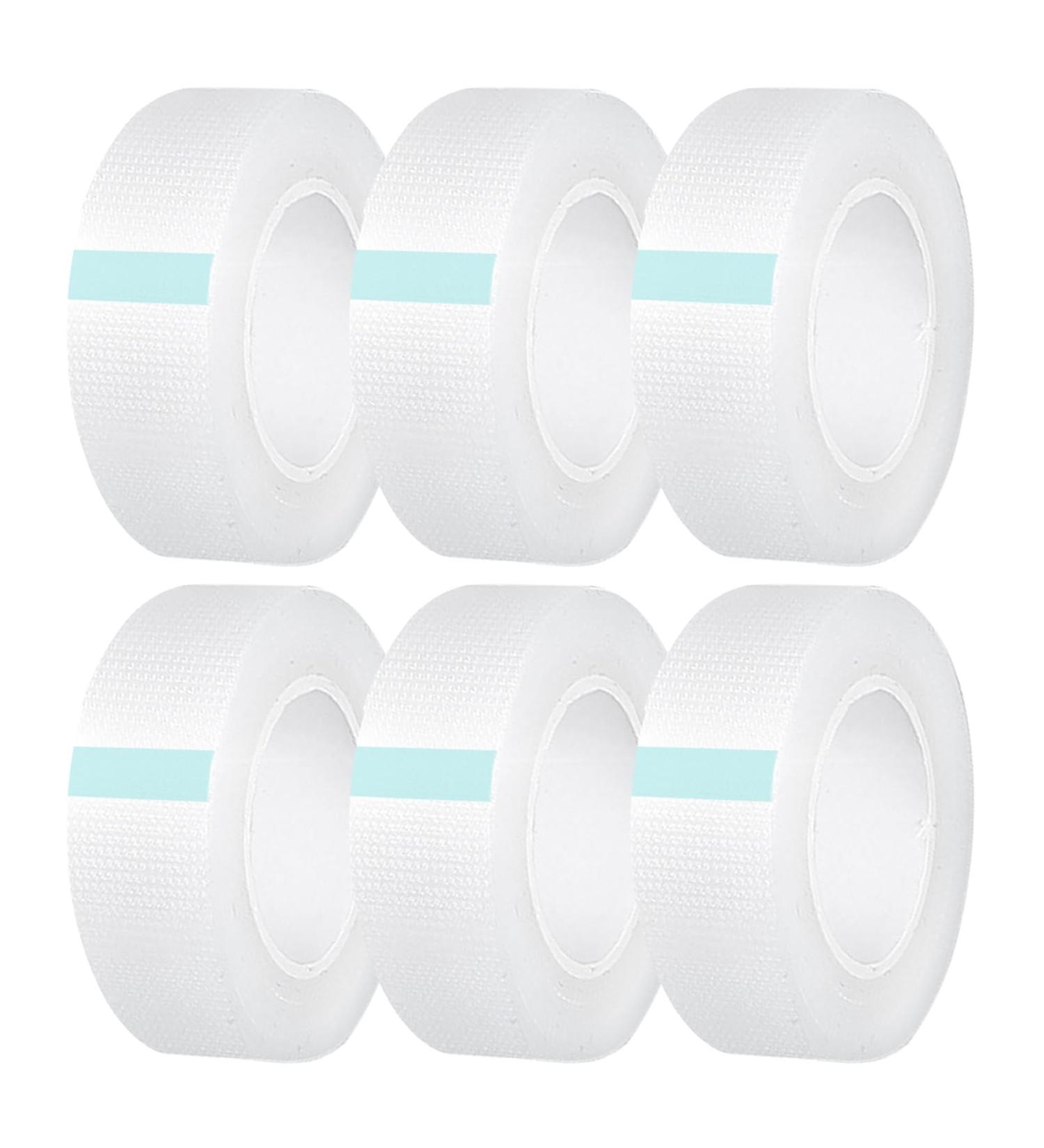 6 Rolls 1.25cm X 9.1m Micropore Tape - Breathable Clear Adhesive Tape for First Aid, Makeup & Dressings - Buy Online on GoSupps.com