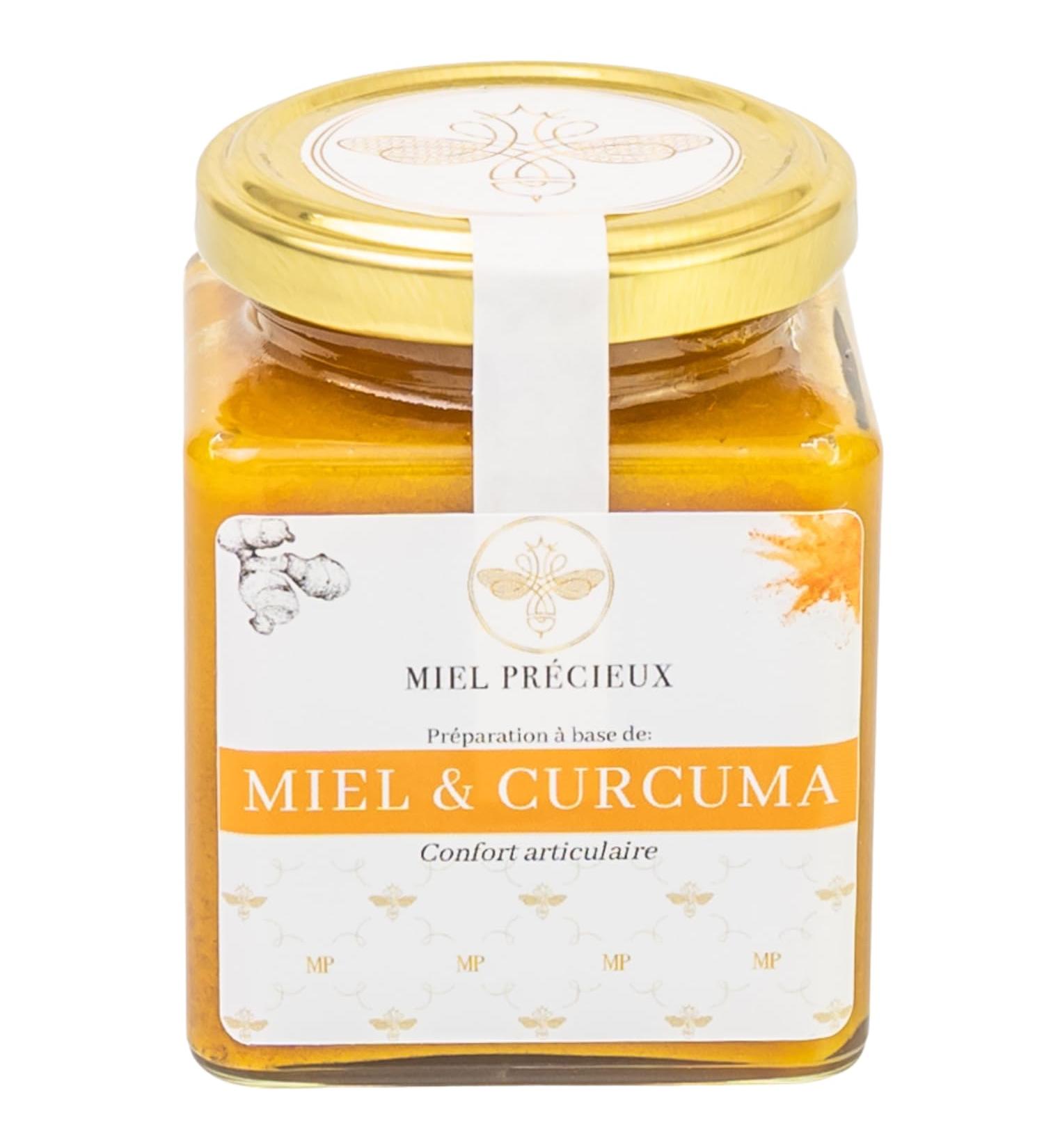 Honey and Turmeric + Black Pepper | Anti-Inflammatory & Antioxidant | 100% Pure and Natural | Immunity and Joint | 250g | Precious Honey | - Buy Online on GoSupps.com