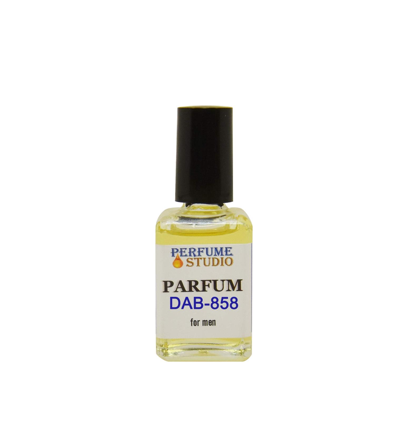 Dab On Perfume Oil for Men with Long Lasting Vetiver Fragrance Accords 15ml Splash On Glass Bottle (DAB 858)