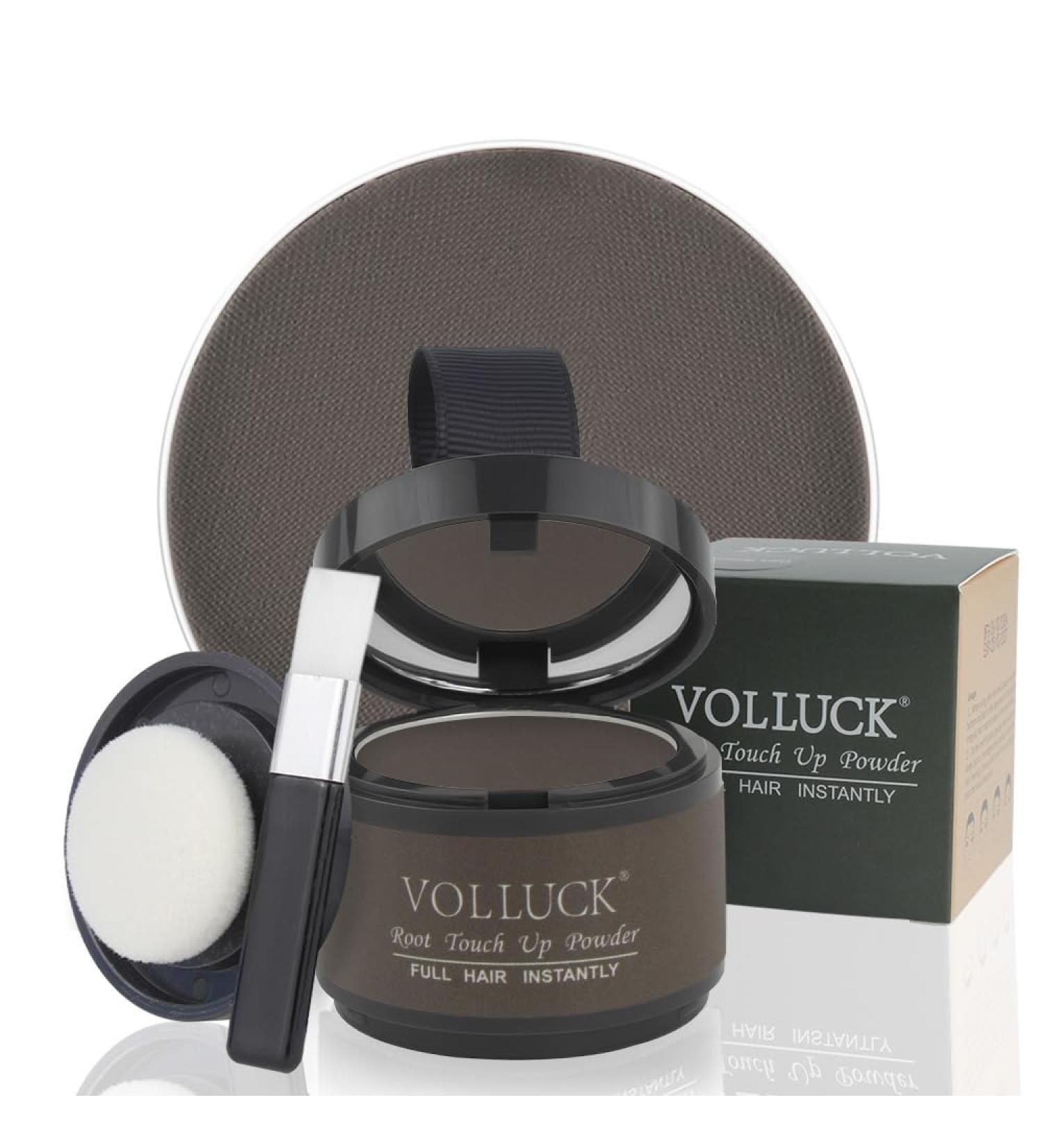 Fullylach Approach Powder - Waterproof Hair Styling Volume Powder for Men & Women | Hairline Conceal & Makeup - Medium Brown (4g) - Buy Online on GoSupps.com