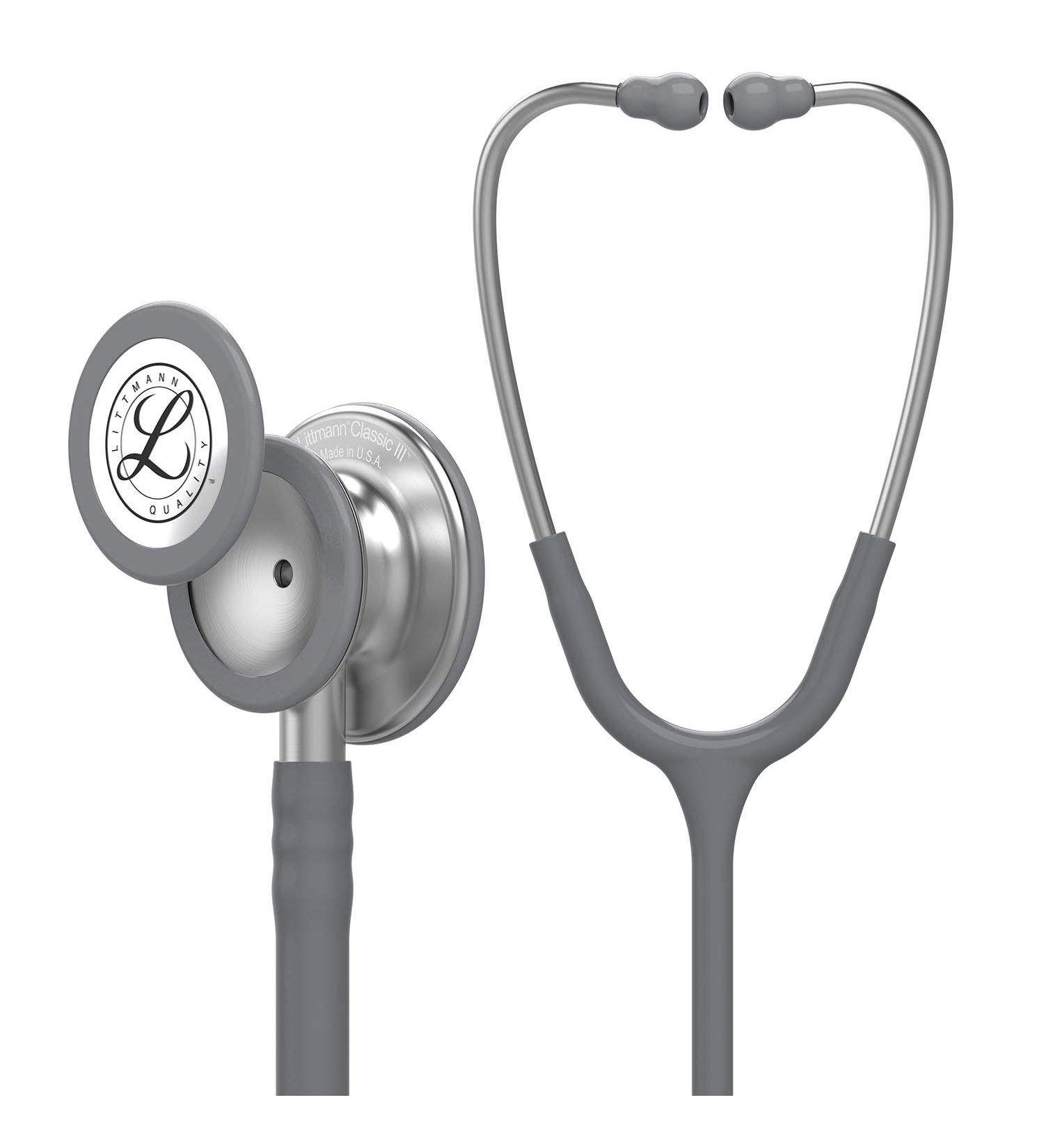 3M Littmann Classic III Gray Tube Stethoscope 69 cm 5621 - Standard Chestpiece - Grey Tube - Buy Online on GoSupps.com