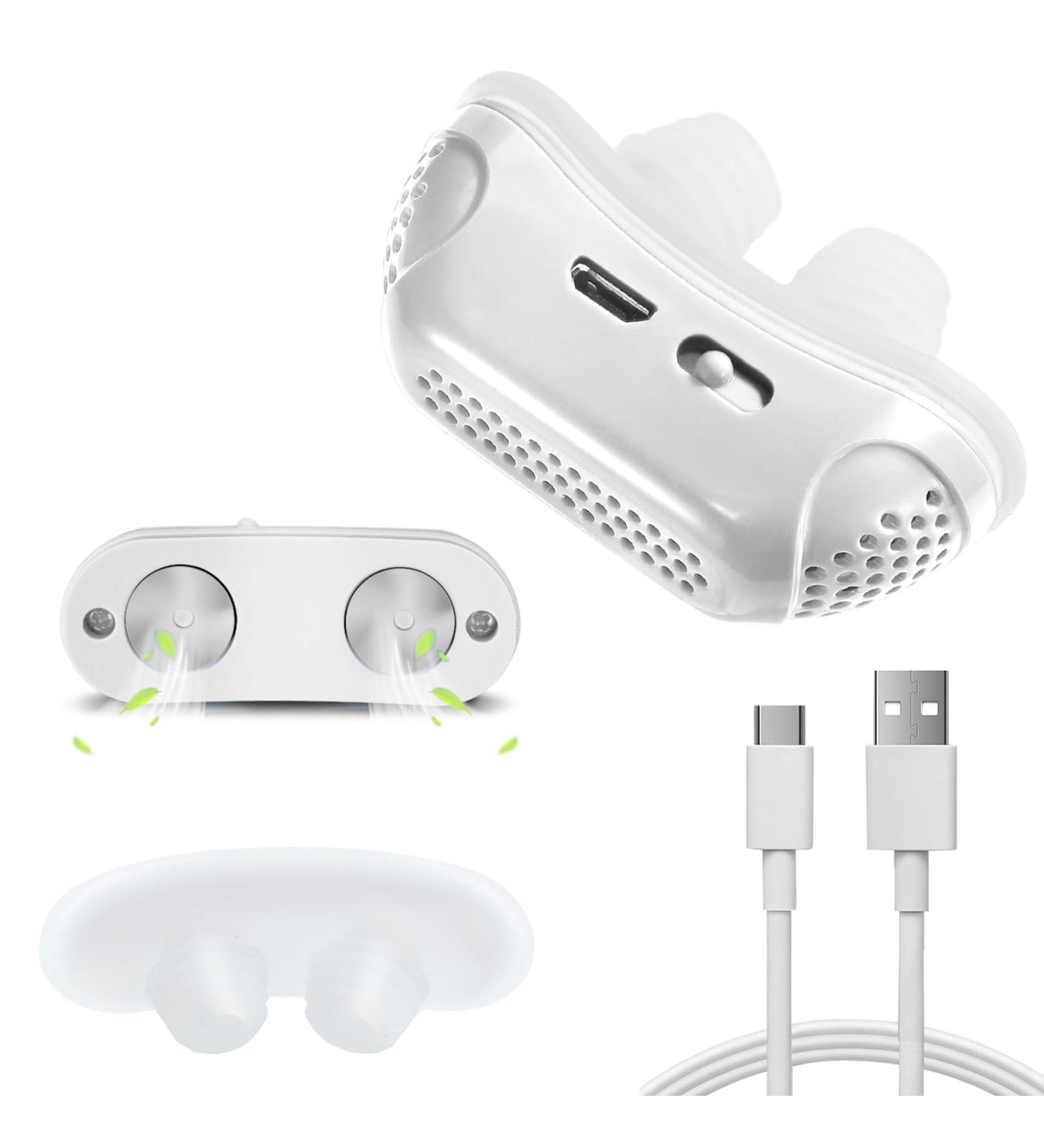 Pansonite Anti Snoring Device - Effective Snoring Solution for Men & Women | Unisex Electric Snoring Stopper for All Nose Shapes - International Shipping Available - Buy Online on GoSupps.com