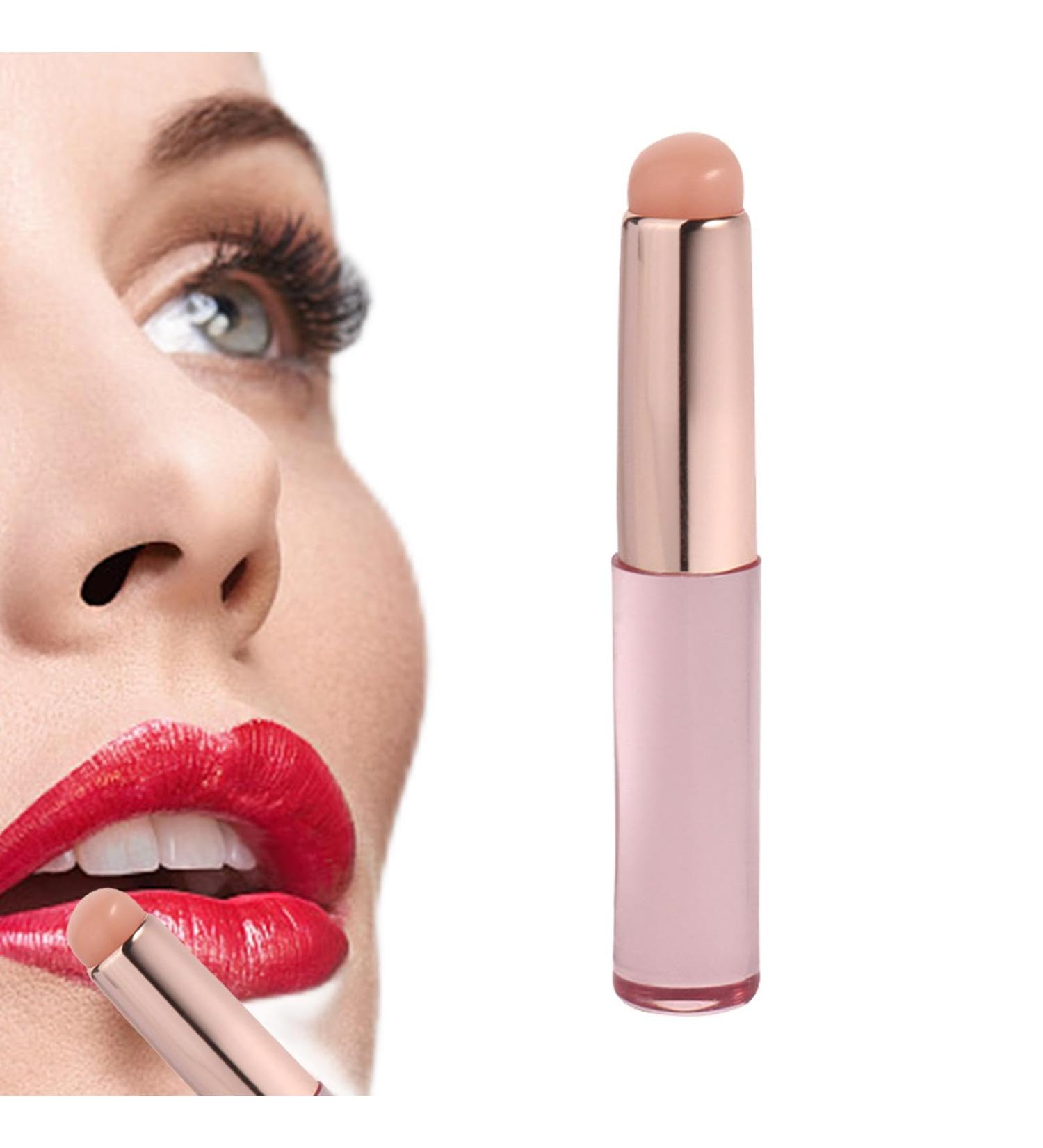 Shitafe Lip Applicator Silicone Small Lip Brush | Versatile Reusable Lip Portable Brush for Lipstick Concealer Applicator Pink - Buy Online on GoSupps.com