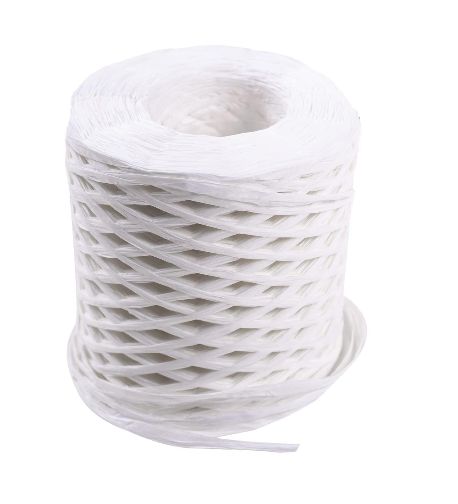 RUSPEPA White Raffia Paper Craft Ribbon - 656 Feet - DIY Gift Wrapping & Bouquet Decoration - Buy Online on GoSupps.com