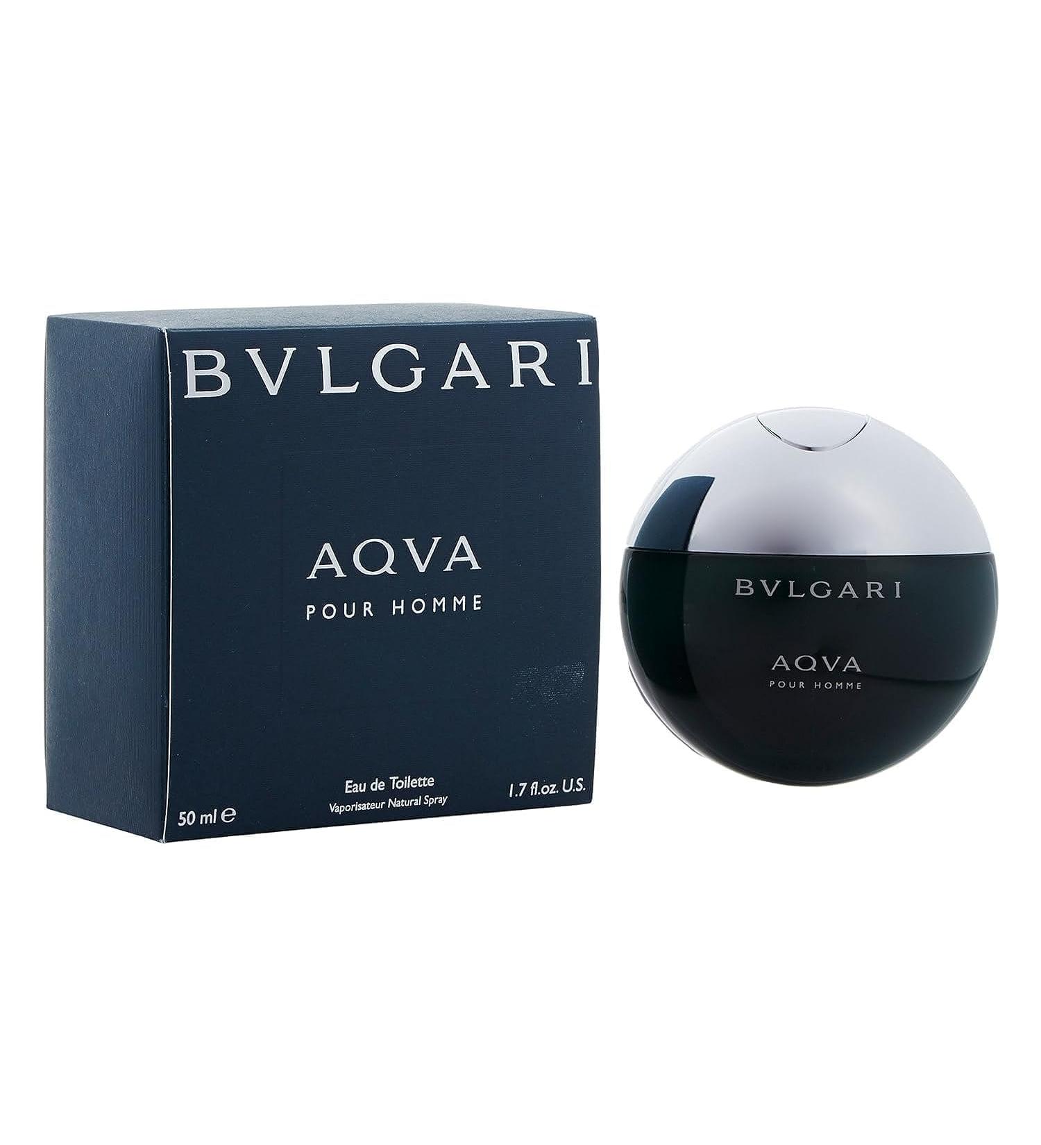 Aqua Pour Homme By BVLGARI FOR MEN 1.7 oz Eau De Toilette Spray Fresh 1.7 Ounce - Buy Online on GoSupps.com