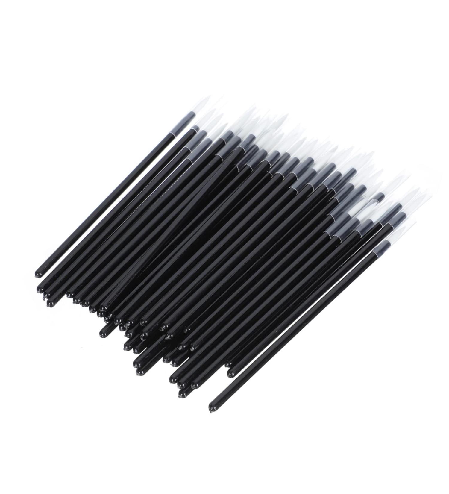 Mikinona Eyeliner Wands 50pcs Eyeliner Brush Makeup Brush Eyelash Tool Cosmetic Wand Cosmetic Brush Lip Line Eyes Woman - Buy Online on GoSupps.com
