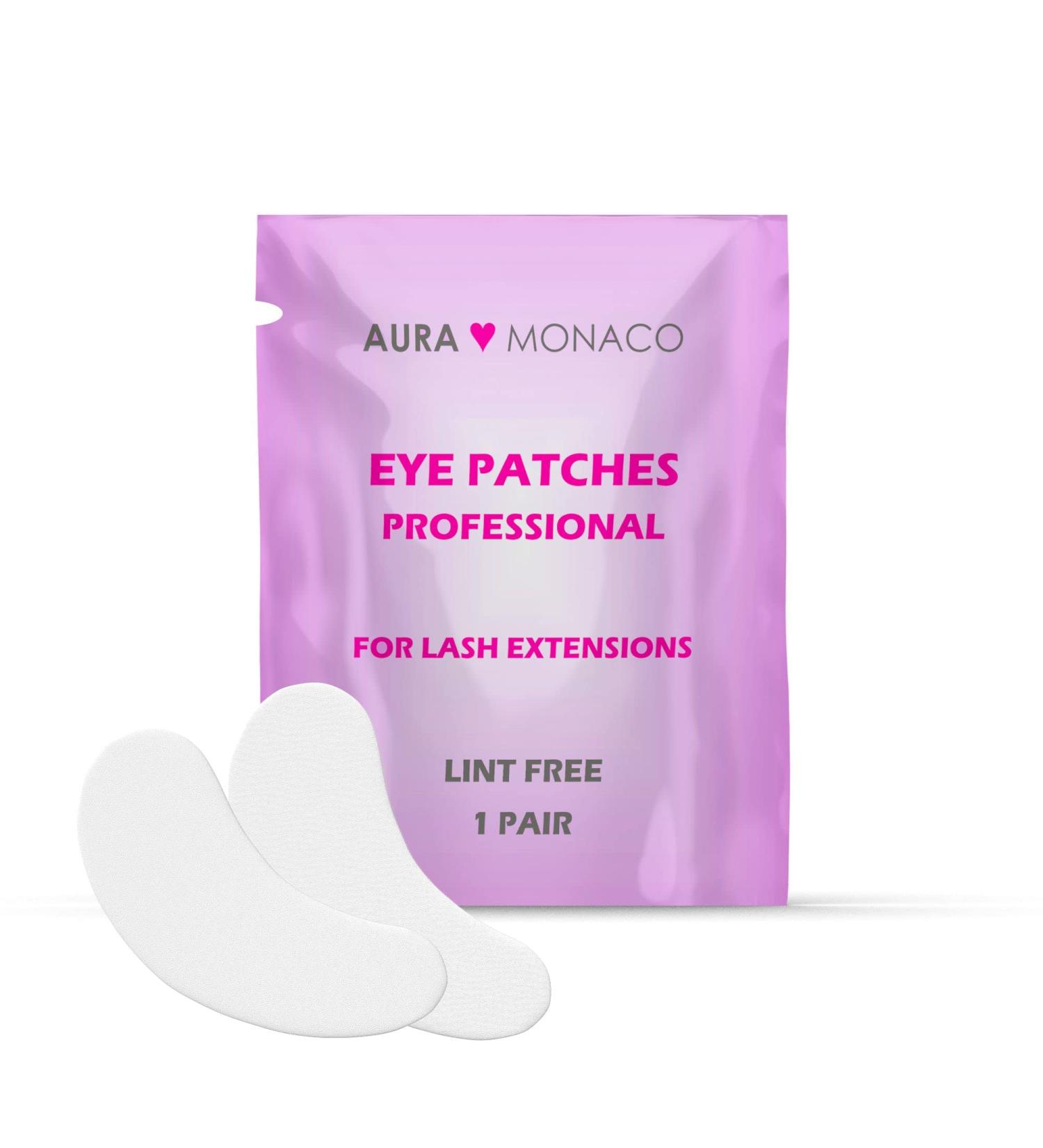 Aura Monaco Eye Pads - 50 Disposable Superflexible & Lint-Free Pads for Eyelash Extensions & Skin Care - Buy Online on GoSupps.com