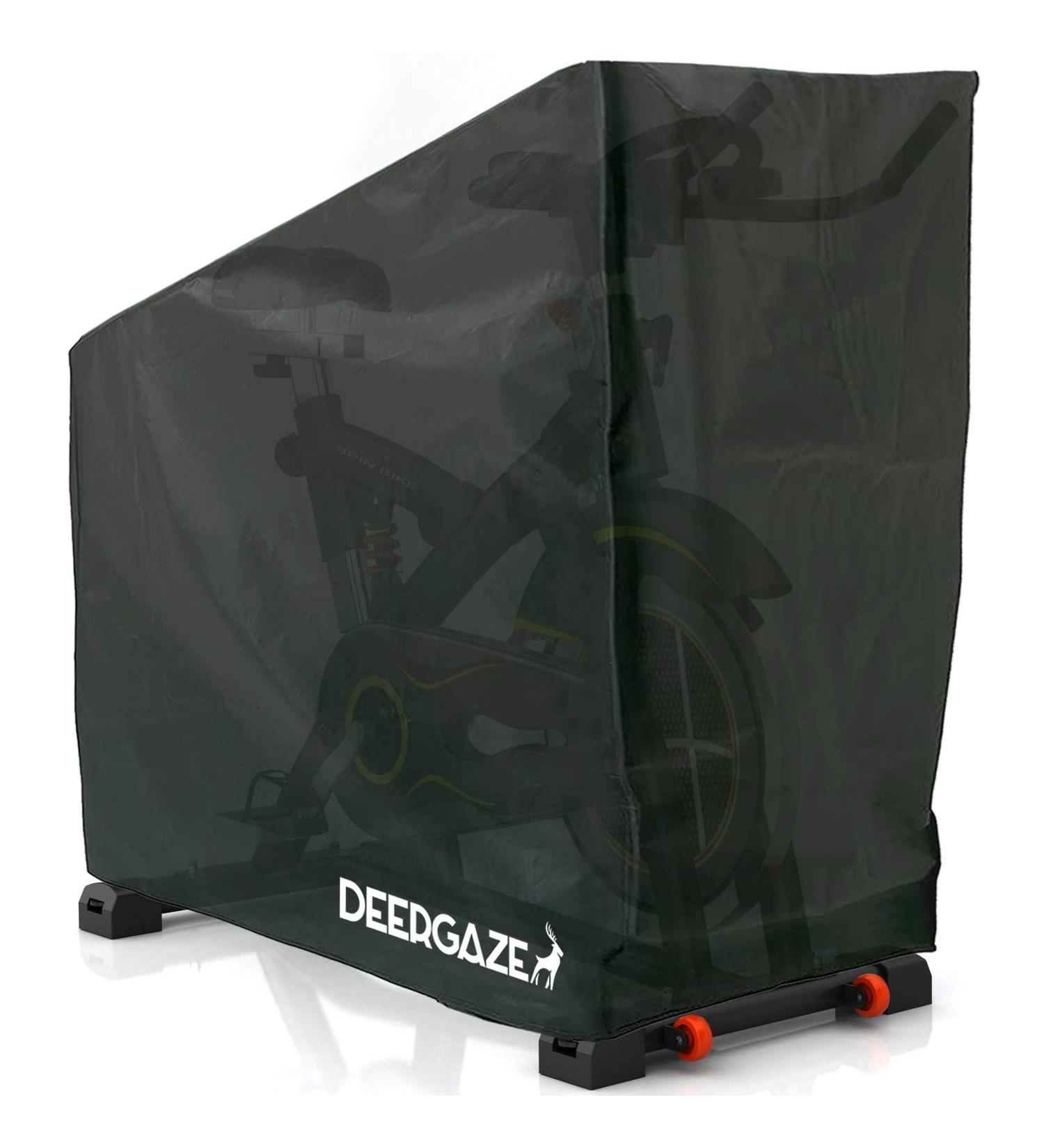 DEERGAZE Exercise Bike Cover for Indoor and Outdoor. Stationary or Peloton Spin Bicycle Waterproof Cover for Home - Buy Online on GoSupps.com