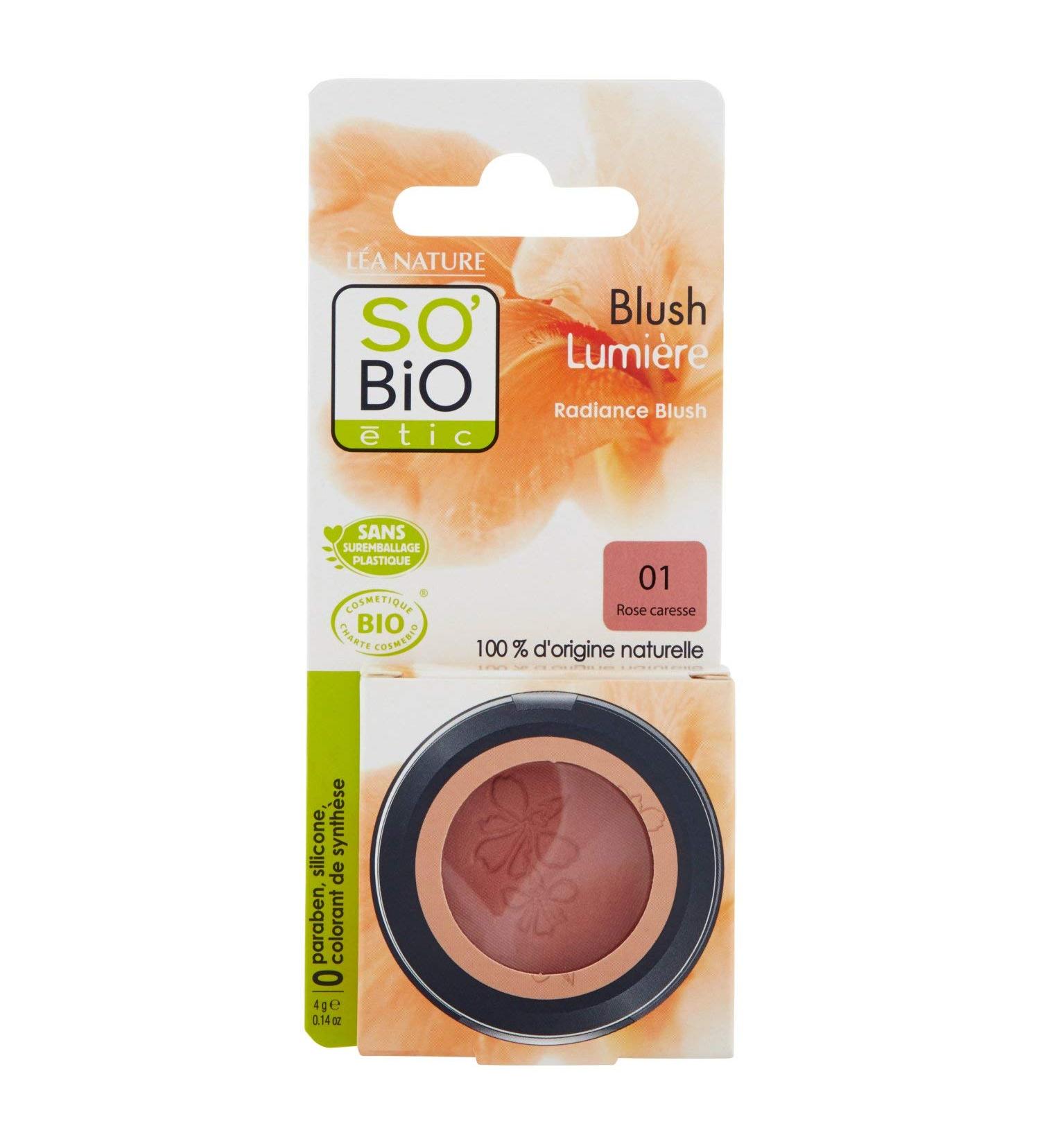  So'Bio tic So'Bio tic Teint Blush Lumi re 01 Rose Caresse 4.5g Compact - Buy Online on GoSupps.com
