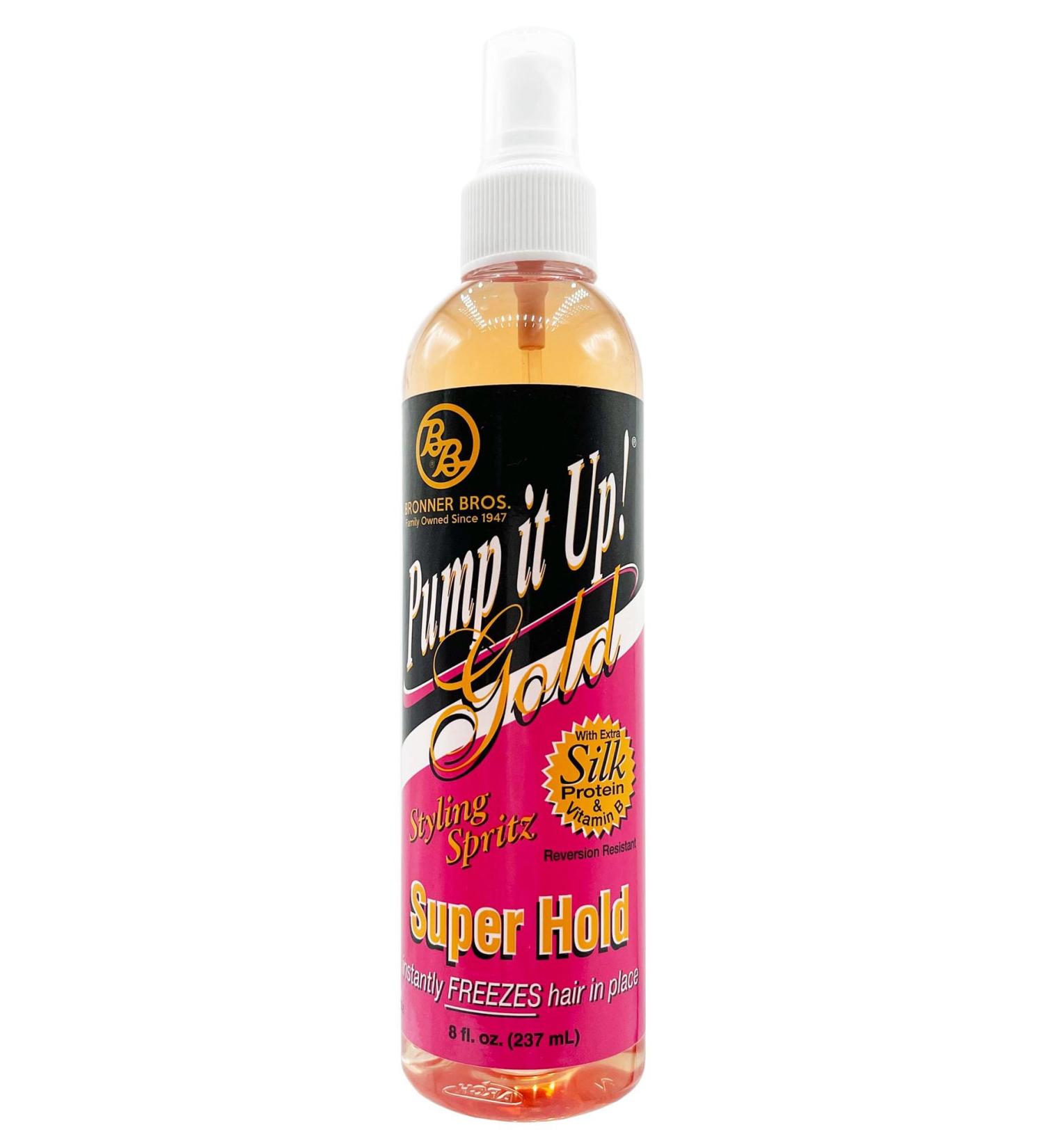 Bronner Bros Pump It Up Spritz Gold 80% (Pack of 3)
