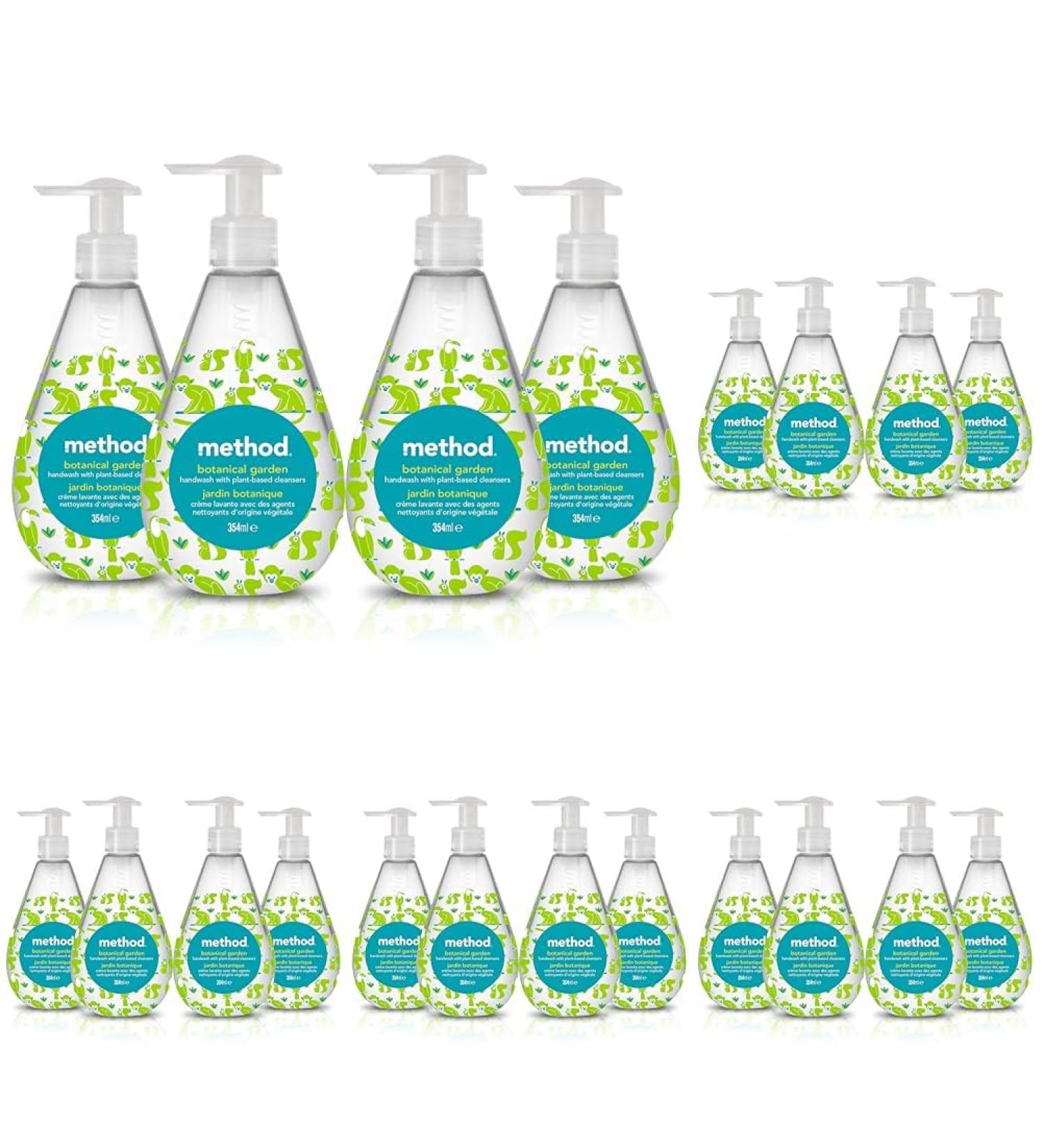 Method Botanical Gardens Hand Wash with plant-based cleansing power 354ml 20 Pack 354 ml (Pack of 20) Botanical Garden - Buy Online on GoSupps.com