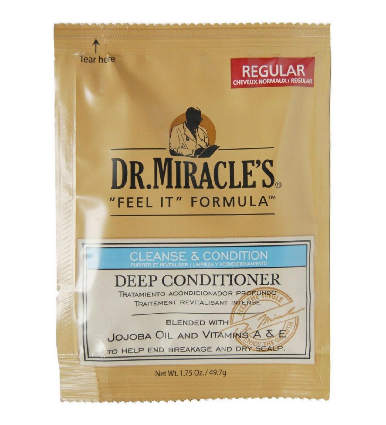 Dr. Miracle's Feel It Formula Deep Conditioning Treatment 1.75 oz (Pack of 10)