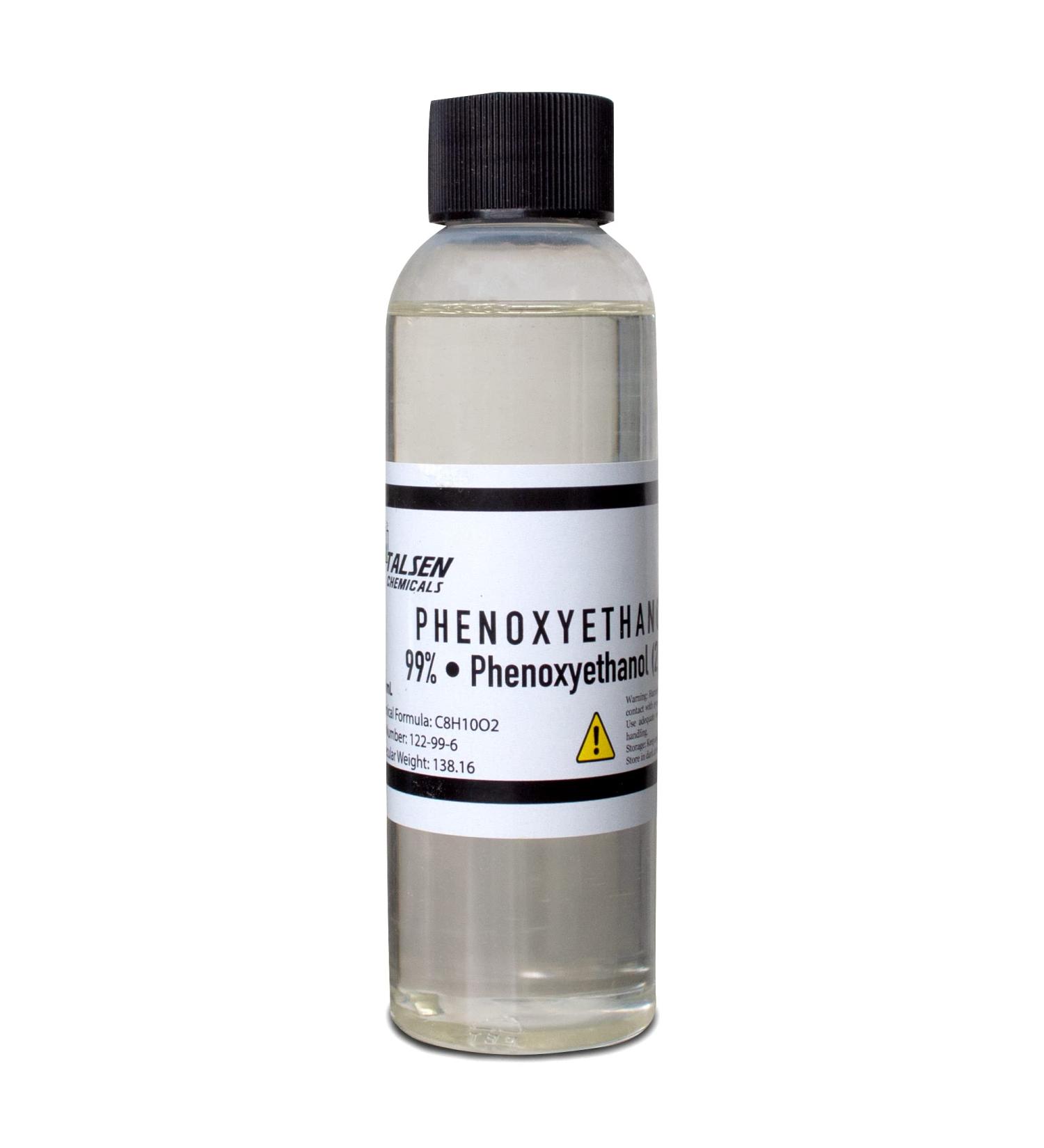 Phenoxyethanol Liquid Natural Preservative for DIY Cosmetics - 125 mL (4.22 oz) - Broad Spectrum Formula - Buy Online on GoSupps.com