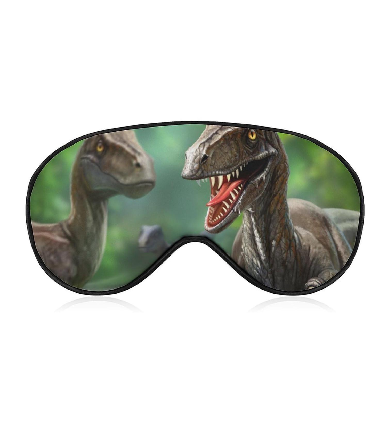 3D Dinosaur Sleep Mask - Light Blocking Eye Mask for Sleeping | Adjustable Forest Magic Sleep Shade for Men & Women - Buy Online on GoSupps.com