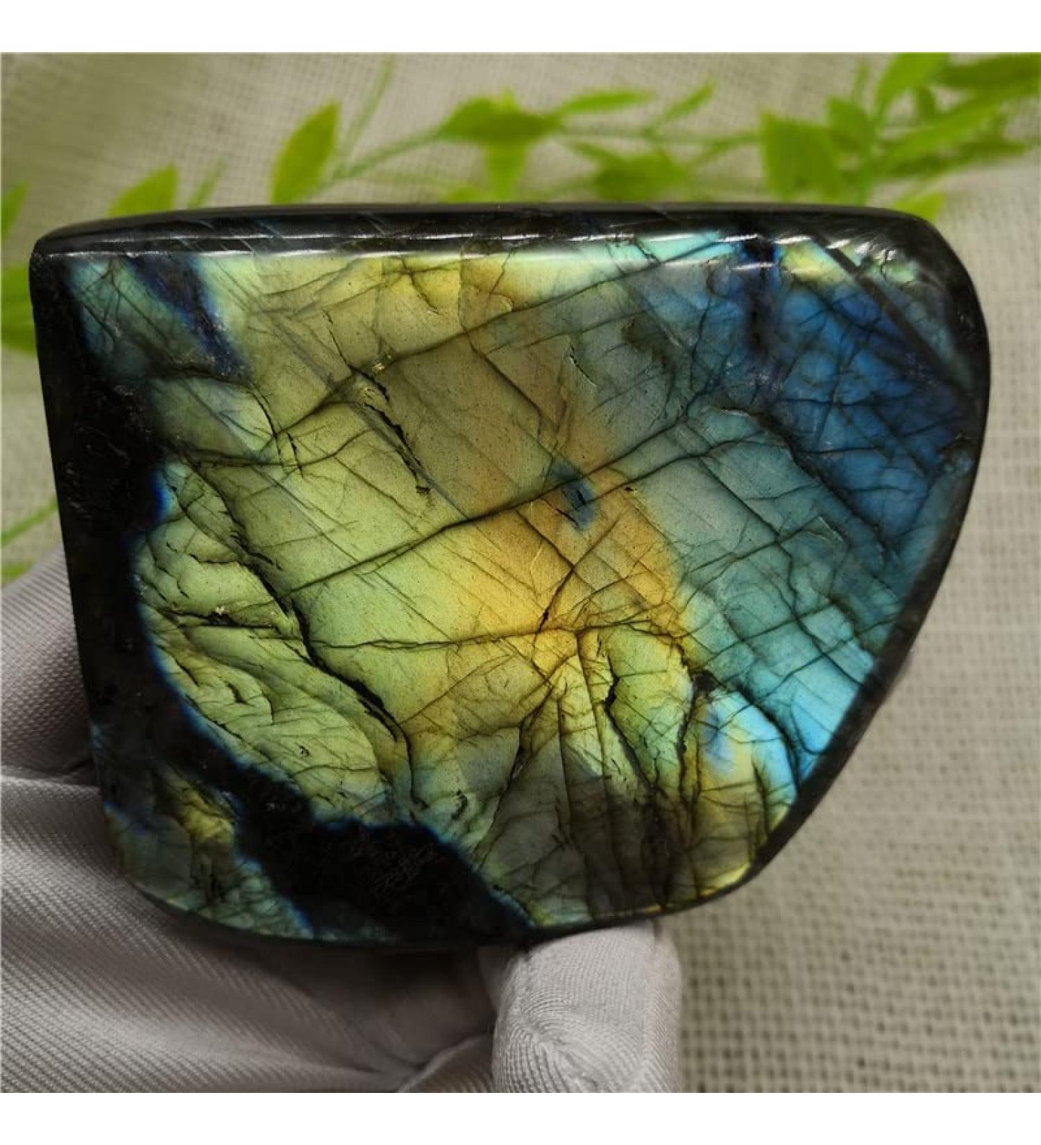 Natural Labradorite Gemstone Rock Specimen Reiki Collection Crystal Ore Stone Chakra Reiki Balancing - Buy Online on GoSupps.com