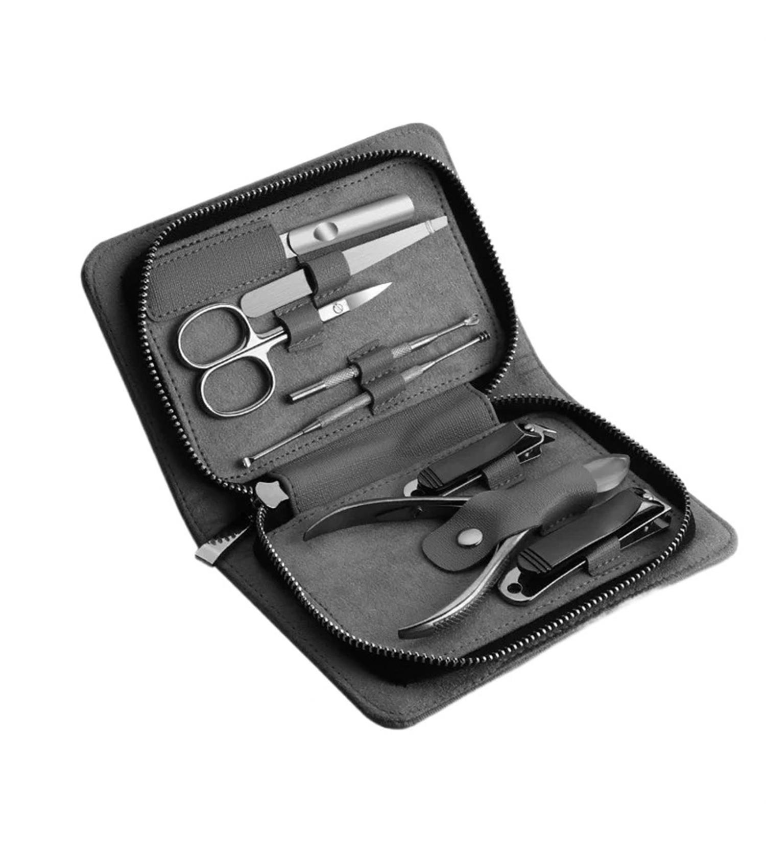 8-Piece Nail Clipper and Nail Enhancement Set with Sloping Stainless Steel Professional Nail Clipper Leather Storage Box (Color : C3) - Buy Online on GoSupps.com