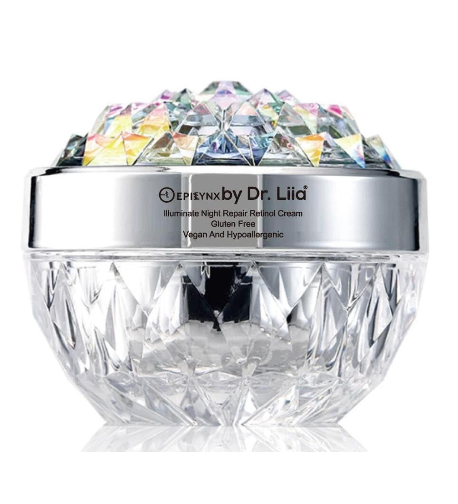 Gluten-Free Vegan Retinol Night Face Moisturizer | Dr. Liia - Wrinkle Repair & Regeneration - Buy Online on GoSupps.com