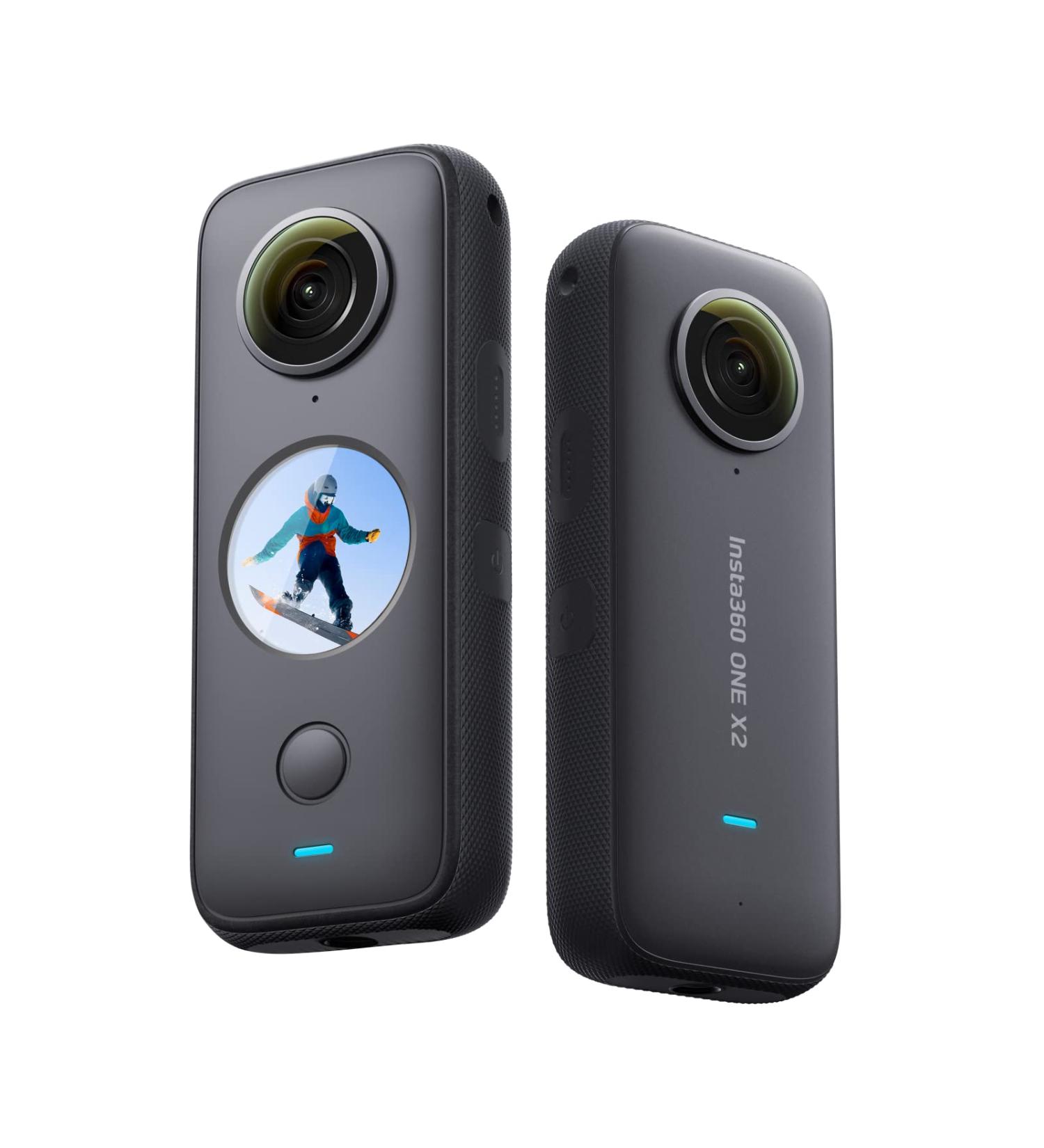 Insta360 ONE X2 5.7K 360 Waterproof Action Camera with Stabilization & Touch Screen - AI Editing, Live Streaming, Webcam & Voice Control - Buy Online on GoSupps.com