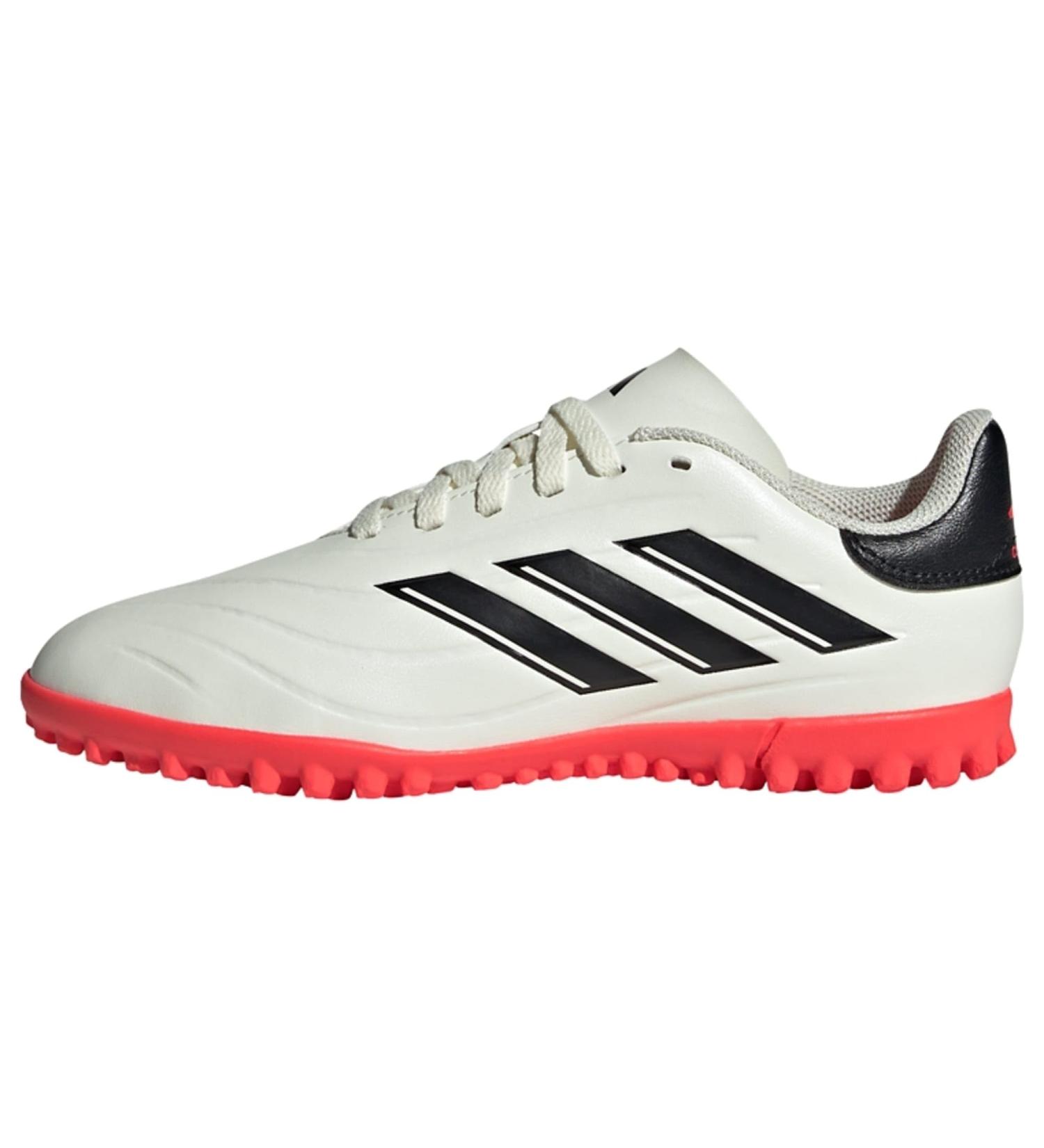 Buy adidas Unisex Kids' Copa Pure 2.4 Sneakers - 31 EU Ivory Core Black Solar Red | International Shipping Available - Buy Online on GoSupps.com