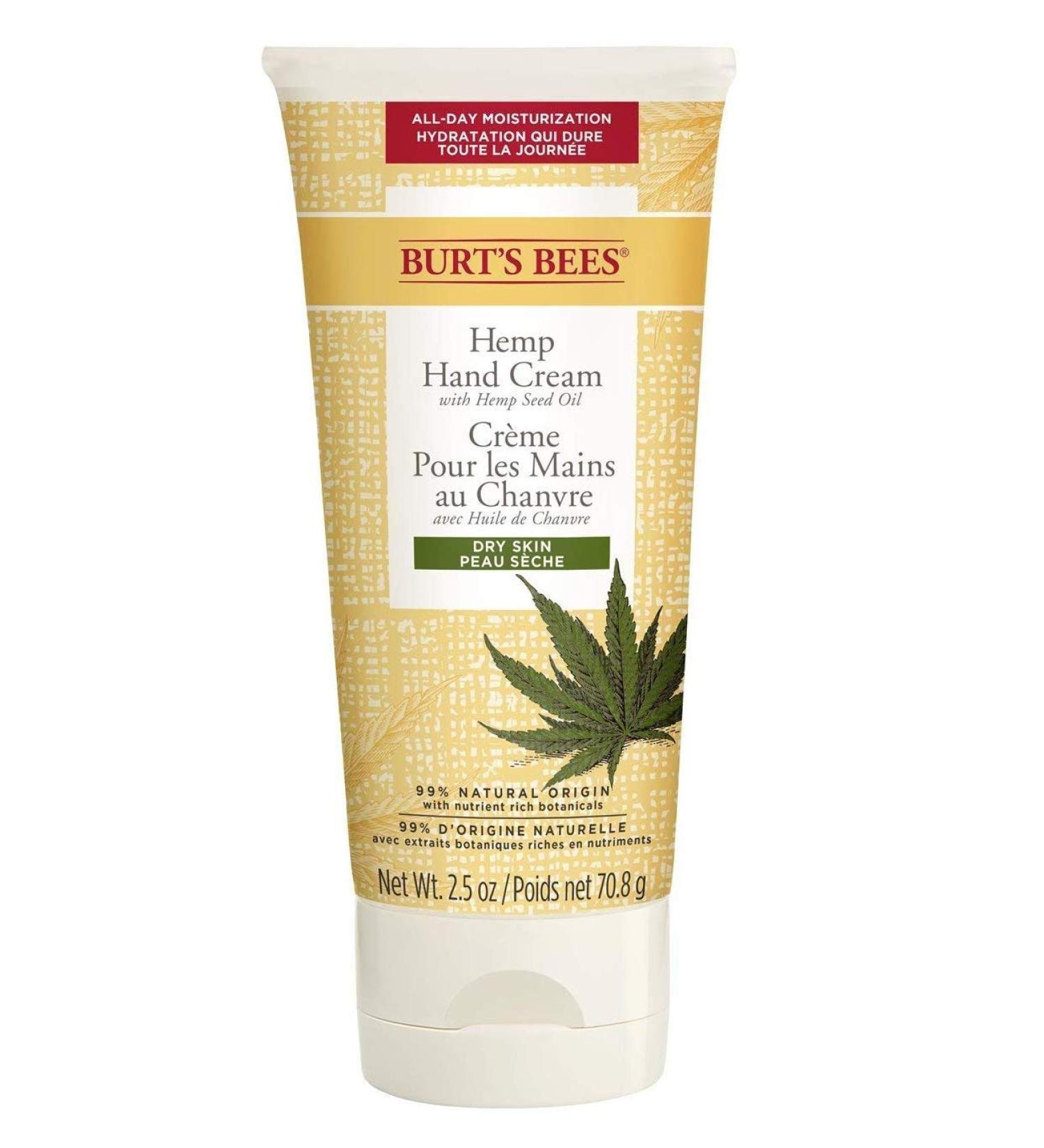 Burt's Bees Hemp Seed Oil Hand Cream for Dry Skin 2.5 Oz - Pack of 3 | Moisturizing Hand Lotion - Buy Online on GoSupps.com
