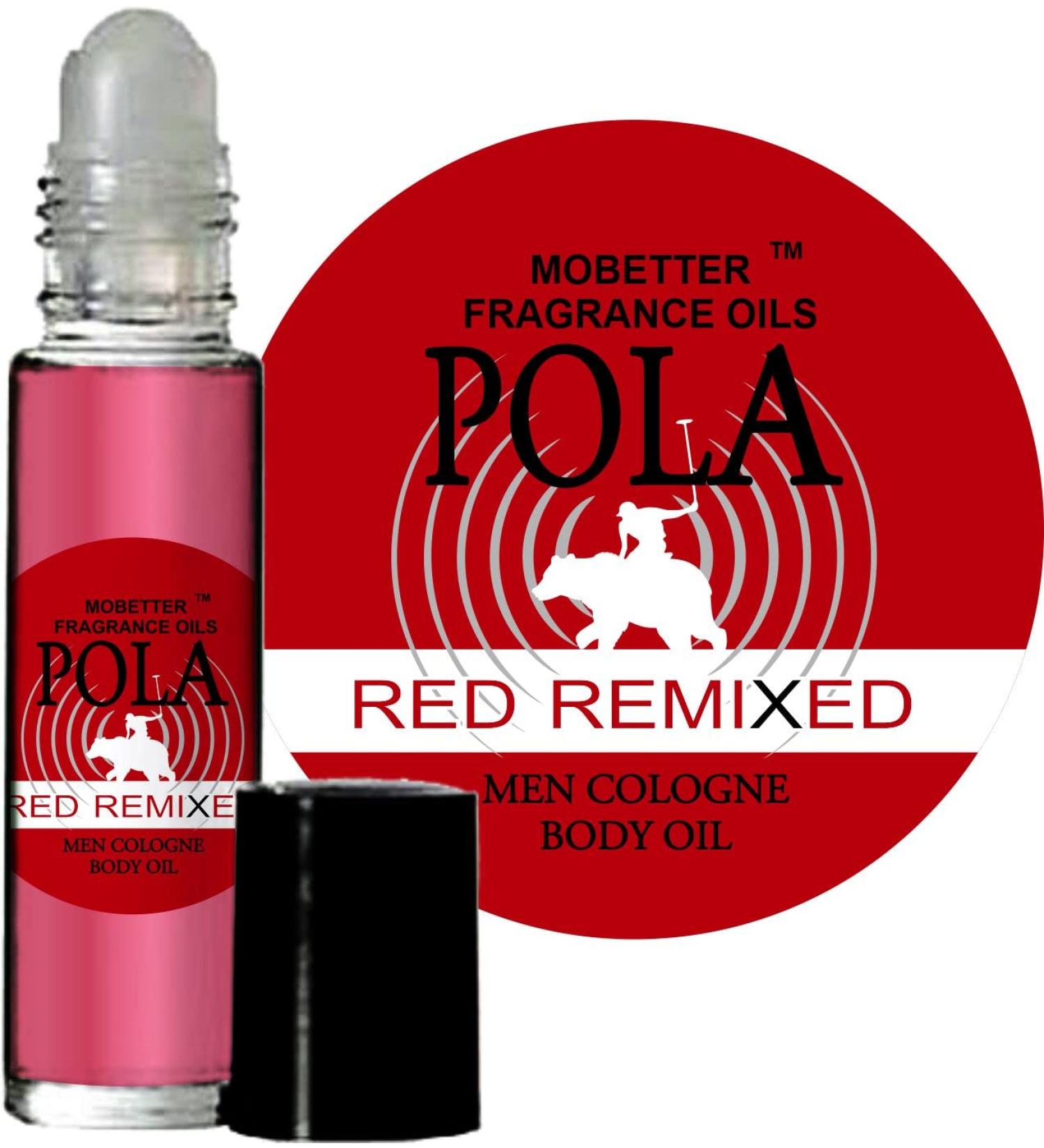 MOBETTER FRAGRANCE OILS Pola Red Remixed Cologne Body Oil for Men (10ml Roll On)