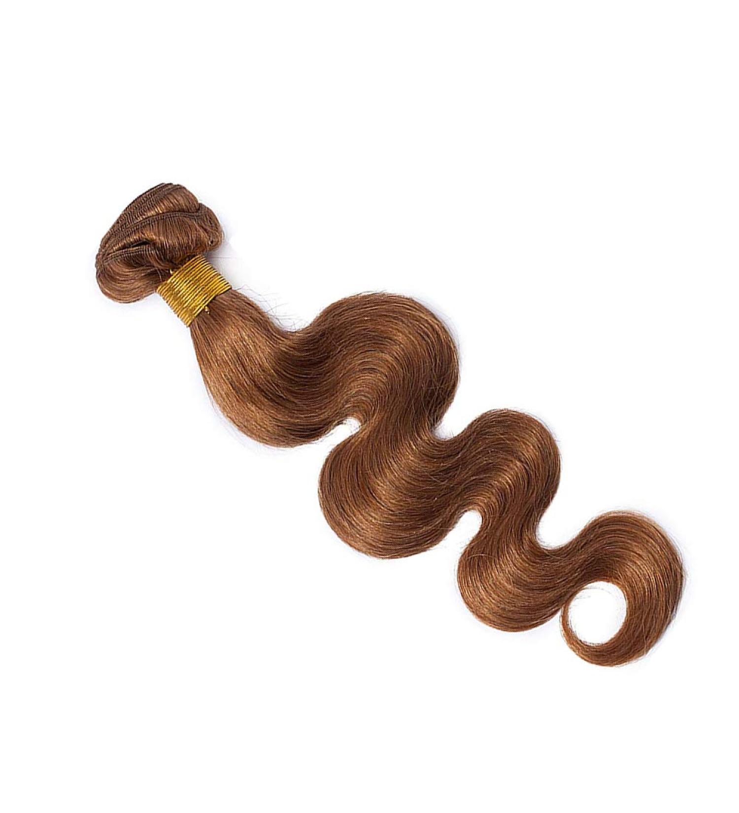 Sego Brazilian Human Hair Afro Bundles - 100% Virgin Body Wave Extensions in Chestnut Brown - 20 Long - Buy Online on GoSupps.com