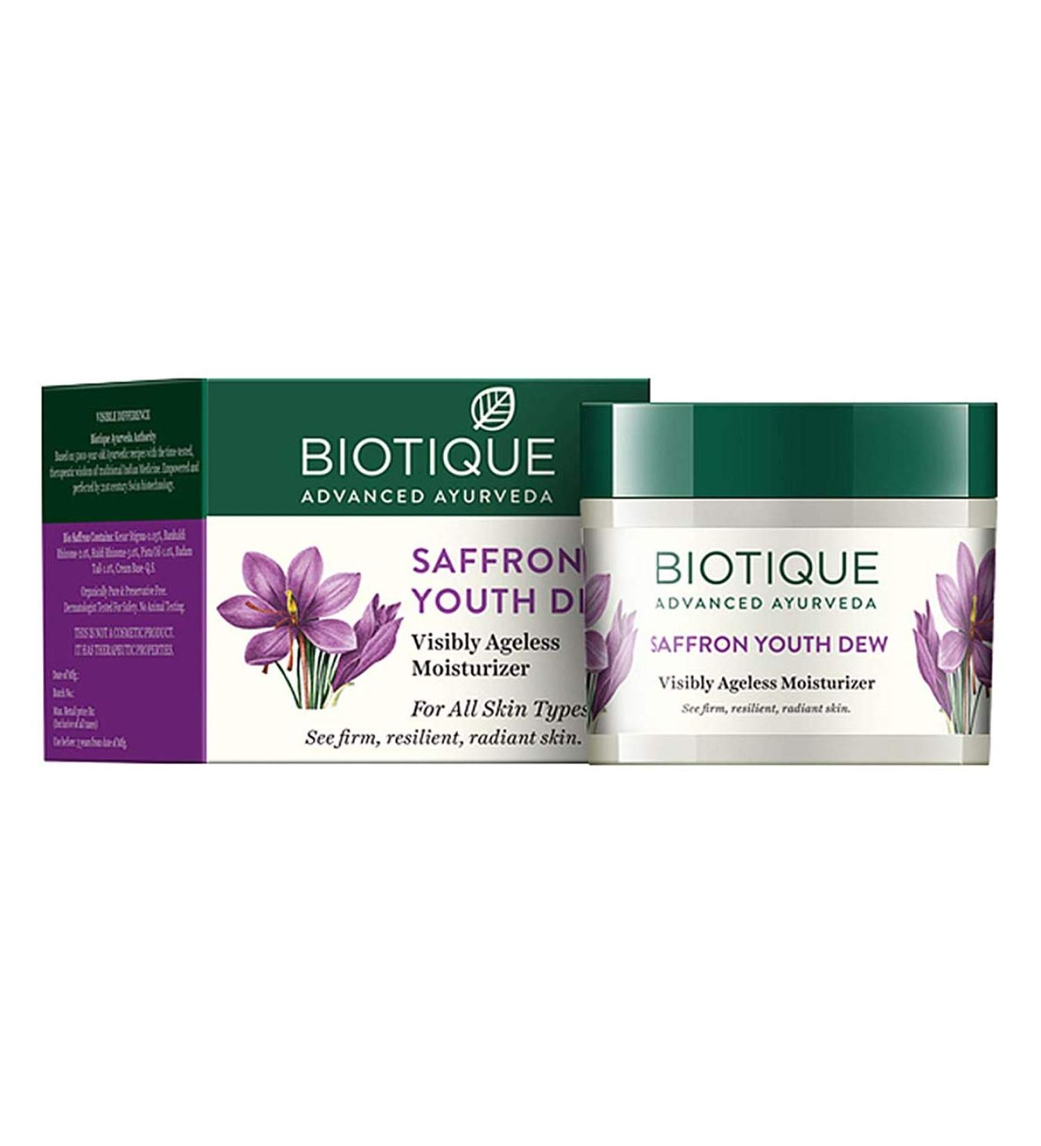 Biotique Bio Saffron Dew Youthful Nourishing Day Cream 50Gm by Biotique - Buy Online on GoSupps.com