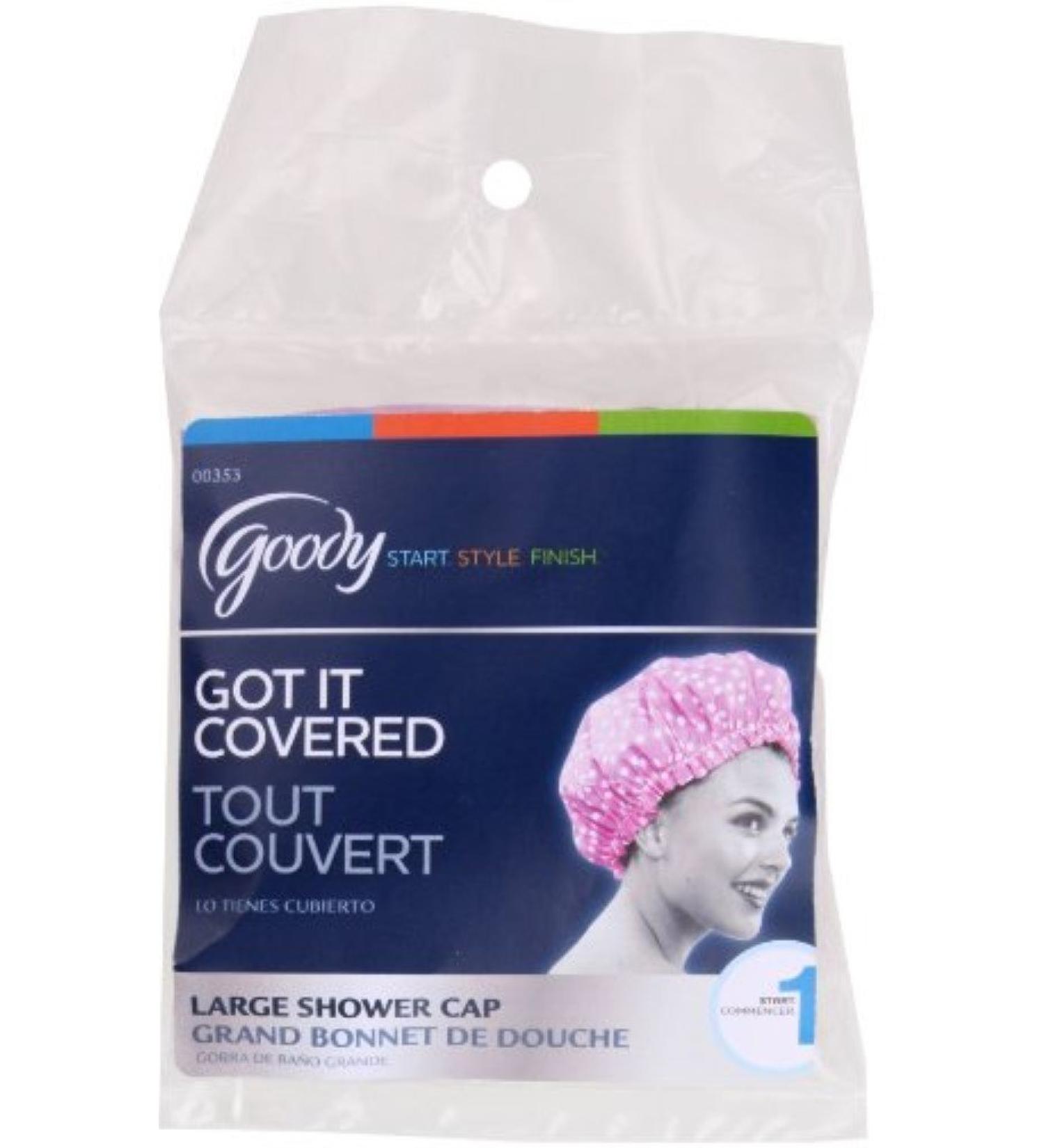 Goody Styling Essentials Shower Cap Colors Vary 1 ea (Pack of 5)