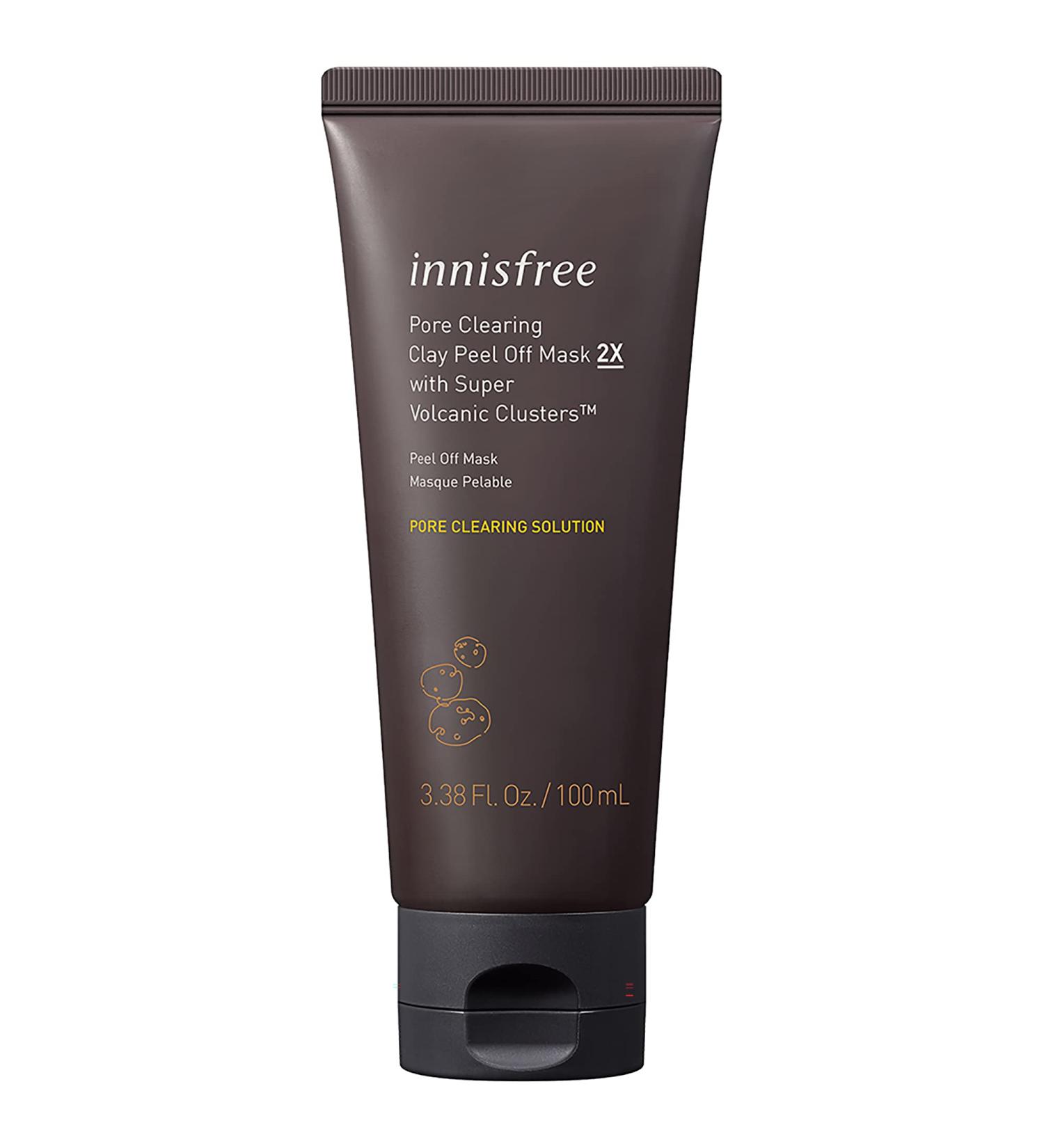 Innisfree Pore Clearing Clay Peel Off Mask 2X Super Volcanic Clusters - 3.38 Fl Oz - Buy Online on GoSupps.com