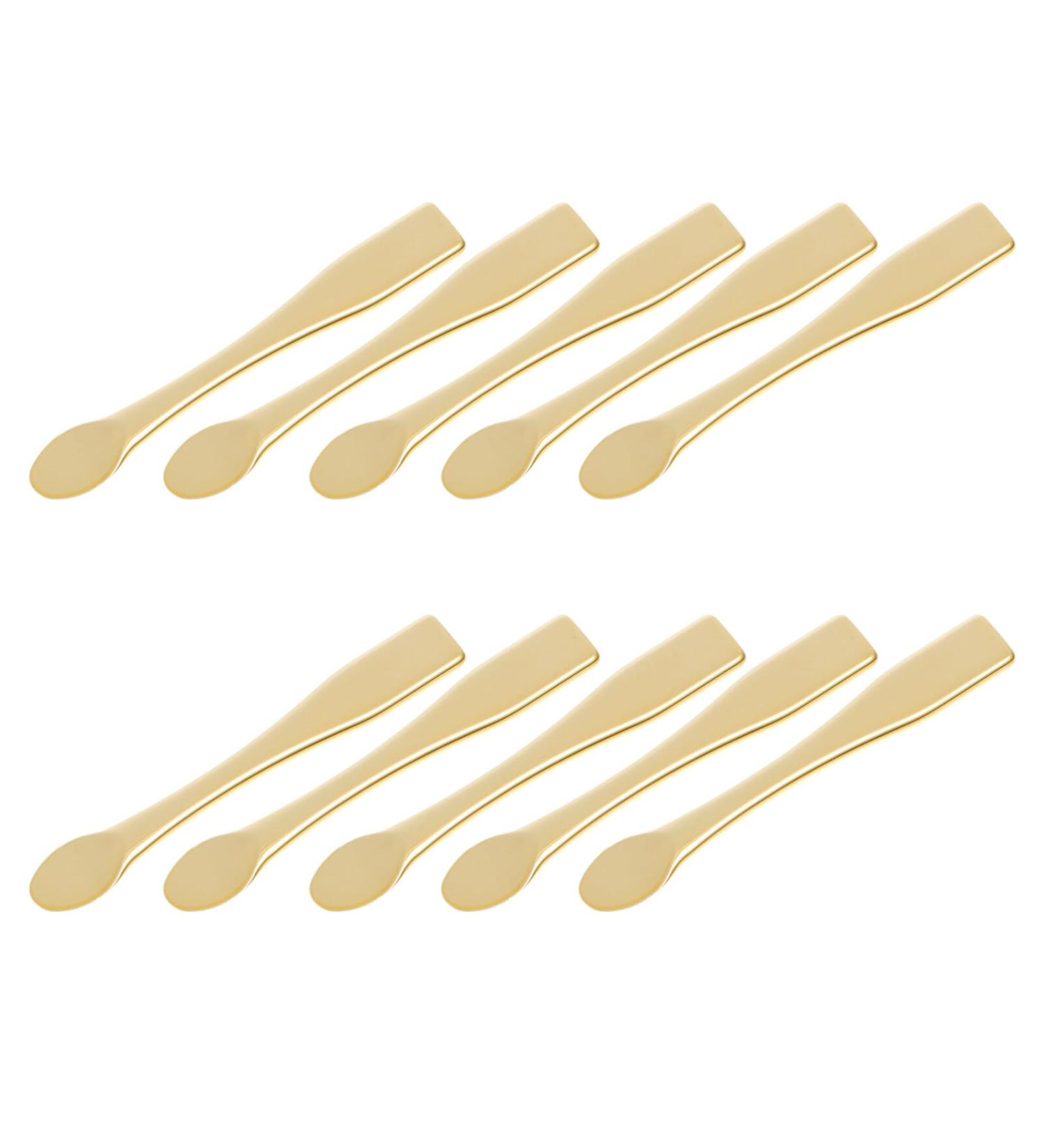 Ipetboom 10pcs Facial Cream Spoons - Eye Cream Applicator & Lipstick Scoops for Makeup - Practical Cosmetics Tools for Easy Application - Buy Online on GoSupps.com