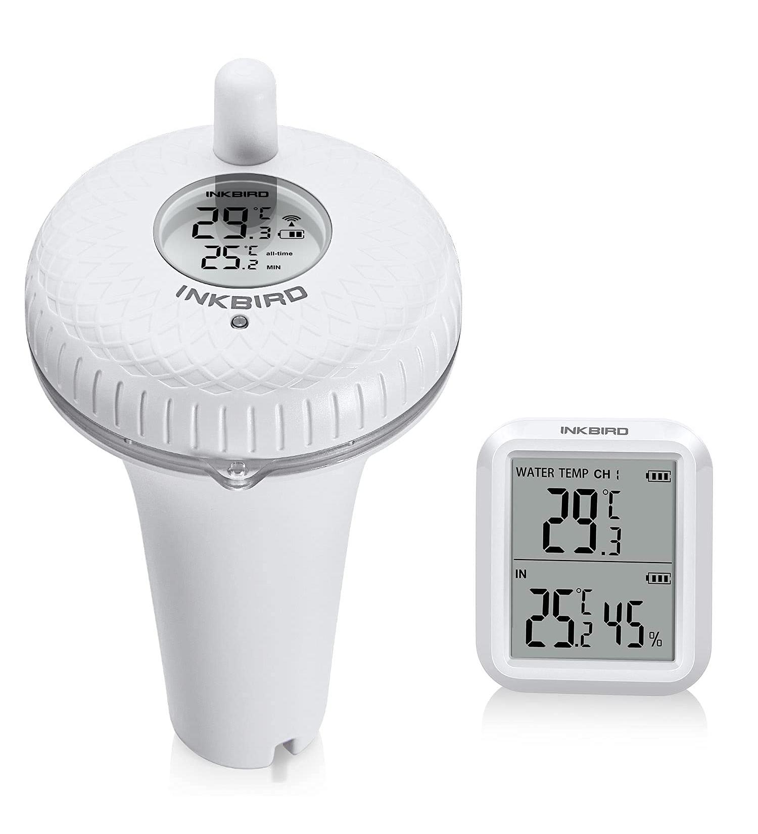 Buy Inkbird IBS-P01R Wireless Pool Thermometer - Floating Digital Thermometer for Accurate Temperature Readings | International Shipping Available - Buy Online on GoSupps.com