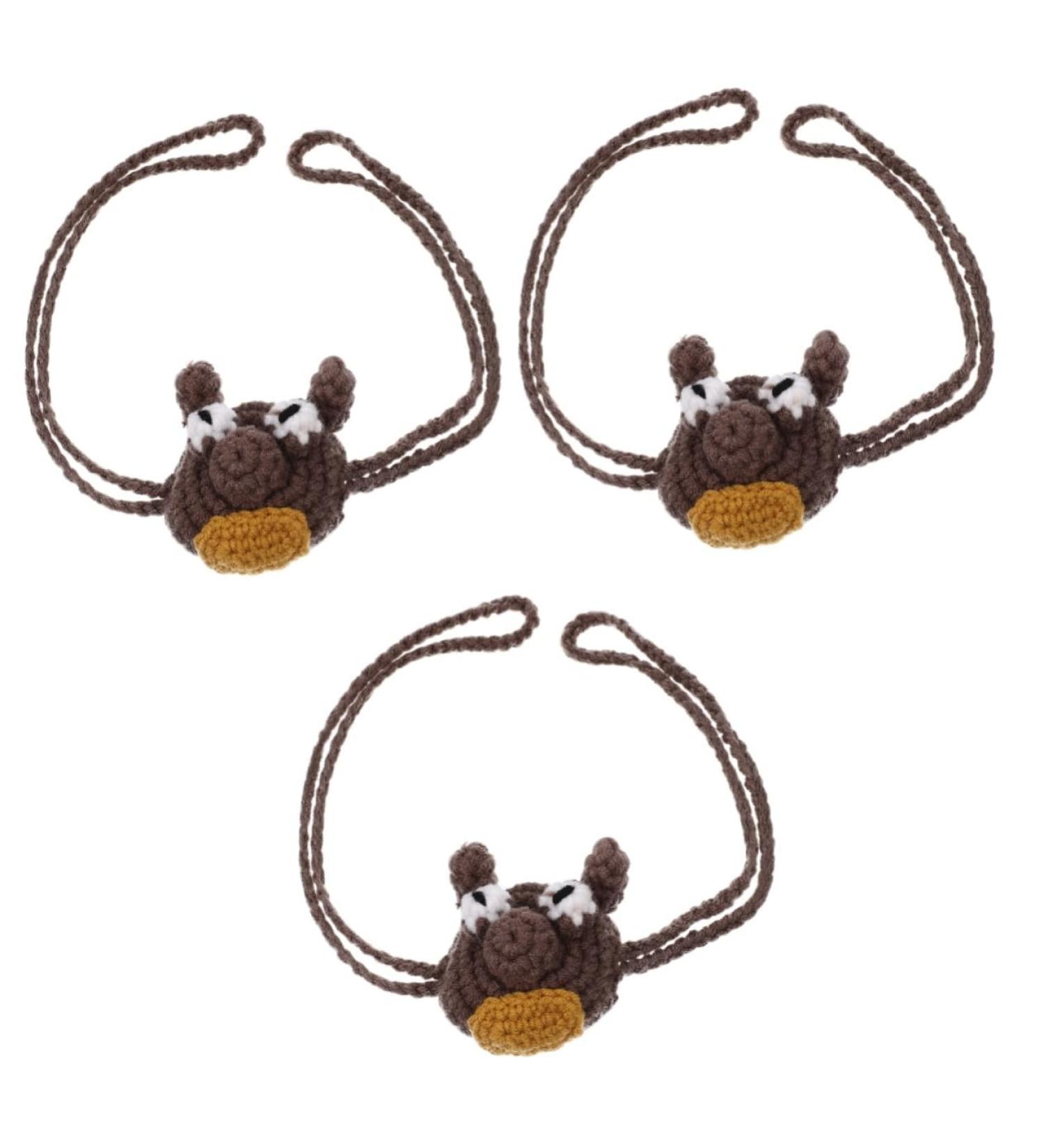 JECOMPRIS 3ST Winter Knitted Nose Warmer - Animal Bicycle Accessories Knit Protection Anti-Child Nasal Mask Acrylic Thread - Buy Online on GoSupps.com