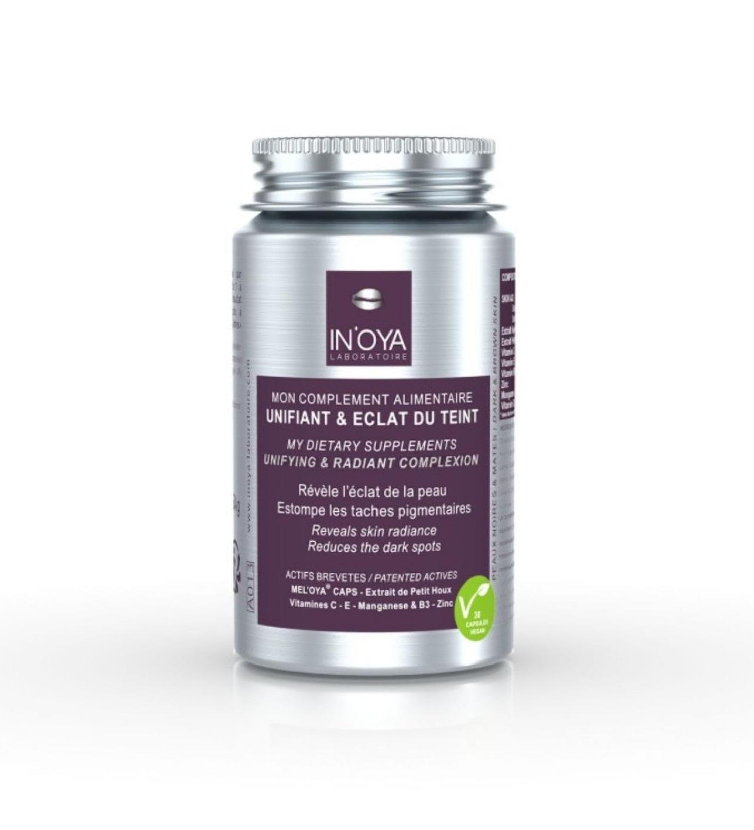 My Food Supplement Unifying & Radiance of Complexion - Black and Matte Skin - Anti-Stain Dietary Supplement - 1 Month Cure 30 Capsules