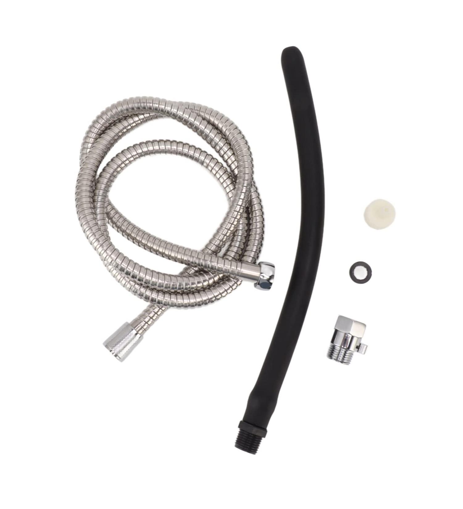 XCELLO Shower Inlet System - Stainless Steel Flushing Set for Home Use Promotes Bowel Movements & Easy Storage - Shop Internationally - Buy Online on GoSupps.com