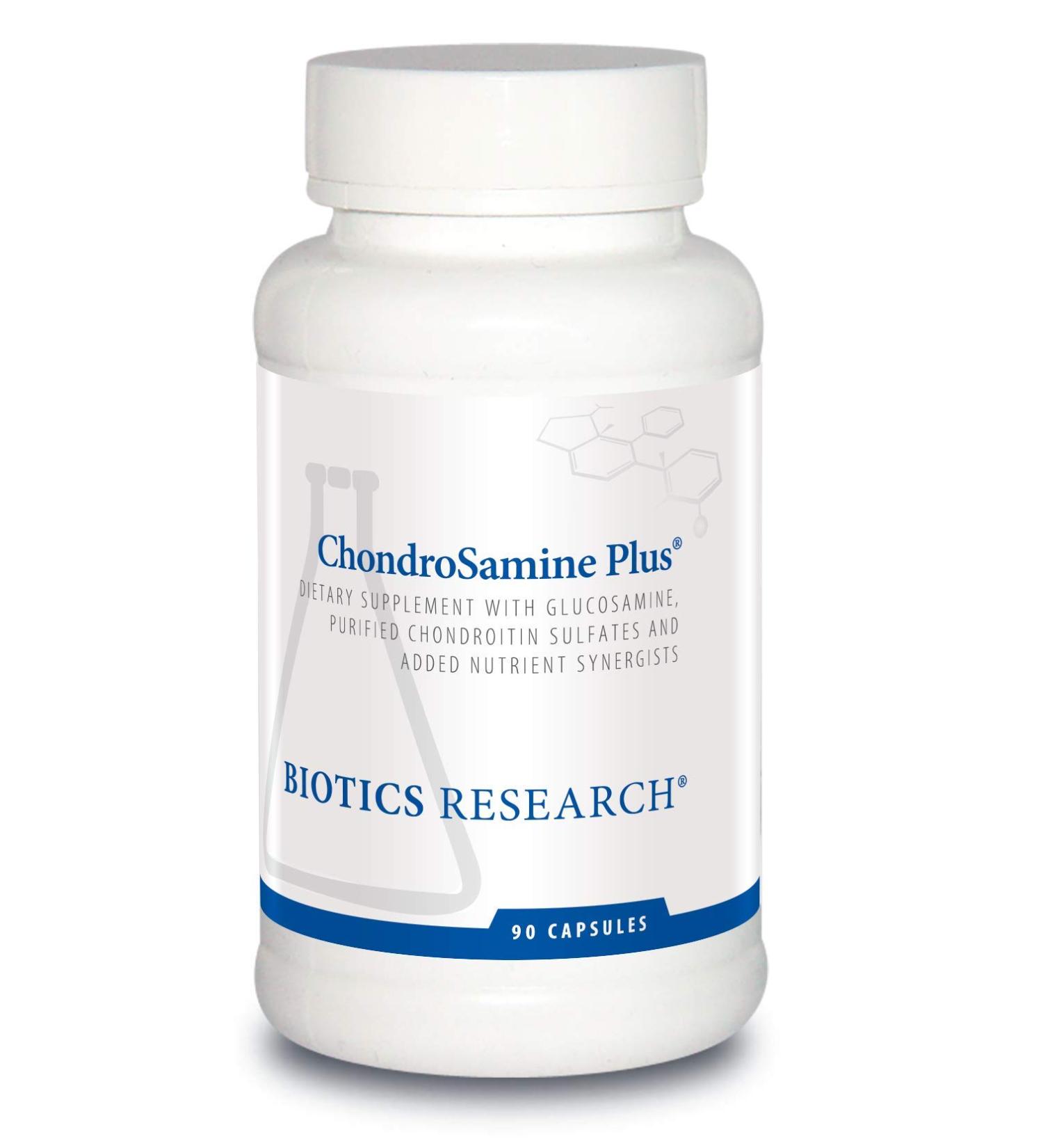 Biotics Research ChondroSamine Plus Glucosamine Plus Chondroitin MSM Vitamins and Minerals Joint & Connective Tissue Support Healthy and Ease of Movement. 90 Capsules - Buy Online on GoSupps.com