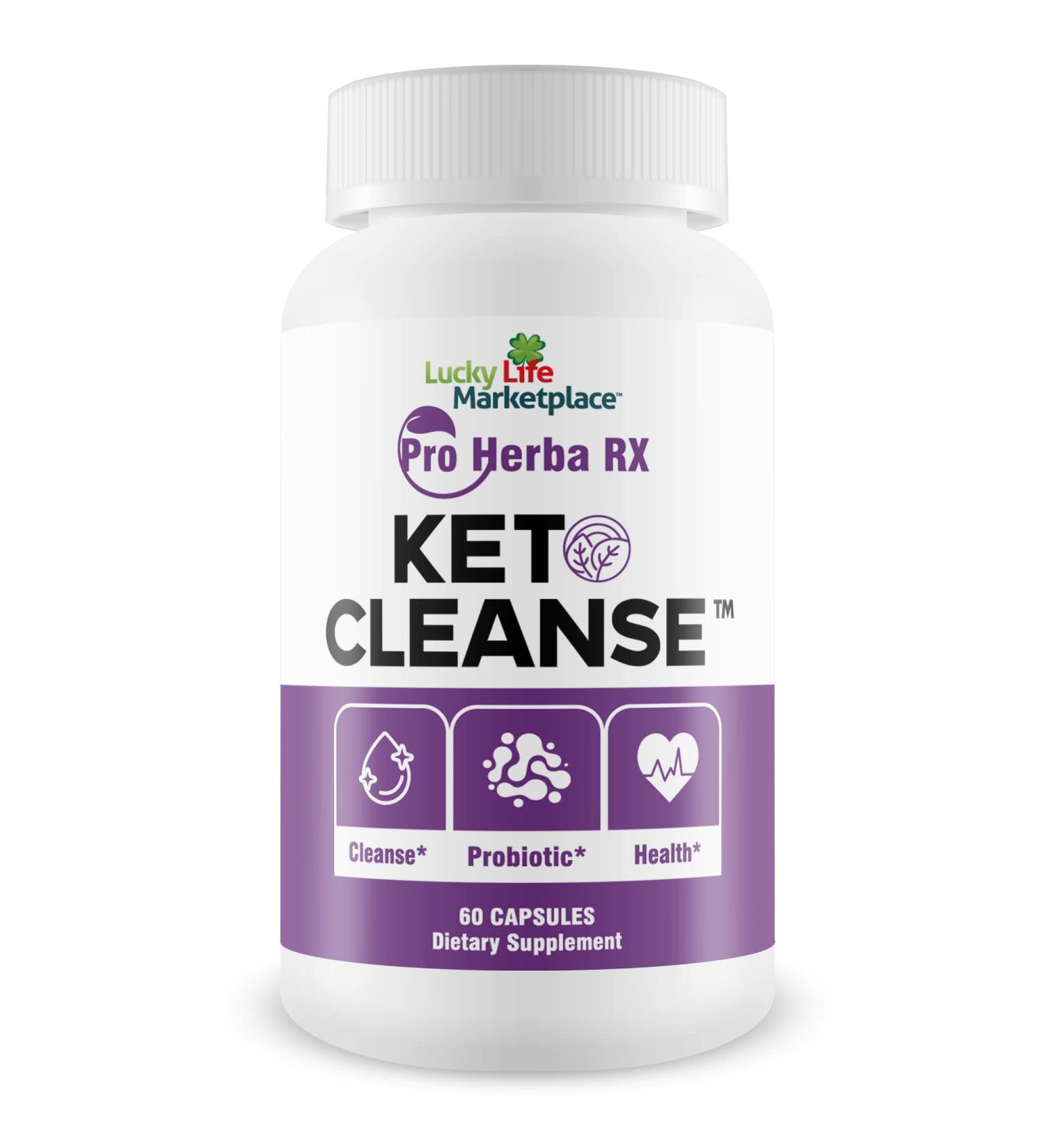 Pro Herba RX KETO CLEANSE - Herbal Detox Formula with Probiotics for Energy & Gut Health - Natural Keto Cleanse & Toxin Removal - Buy Online on GoSupps.com