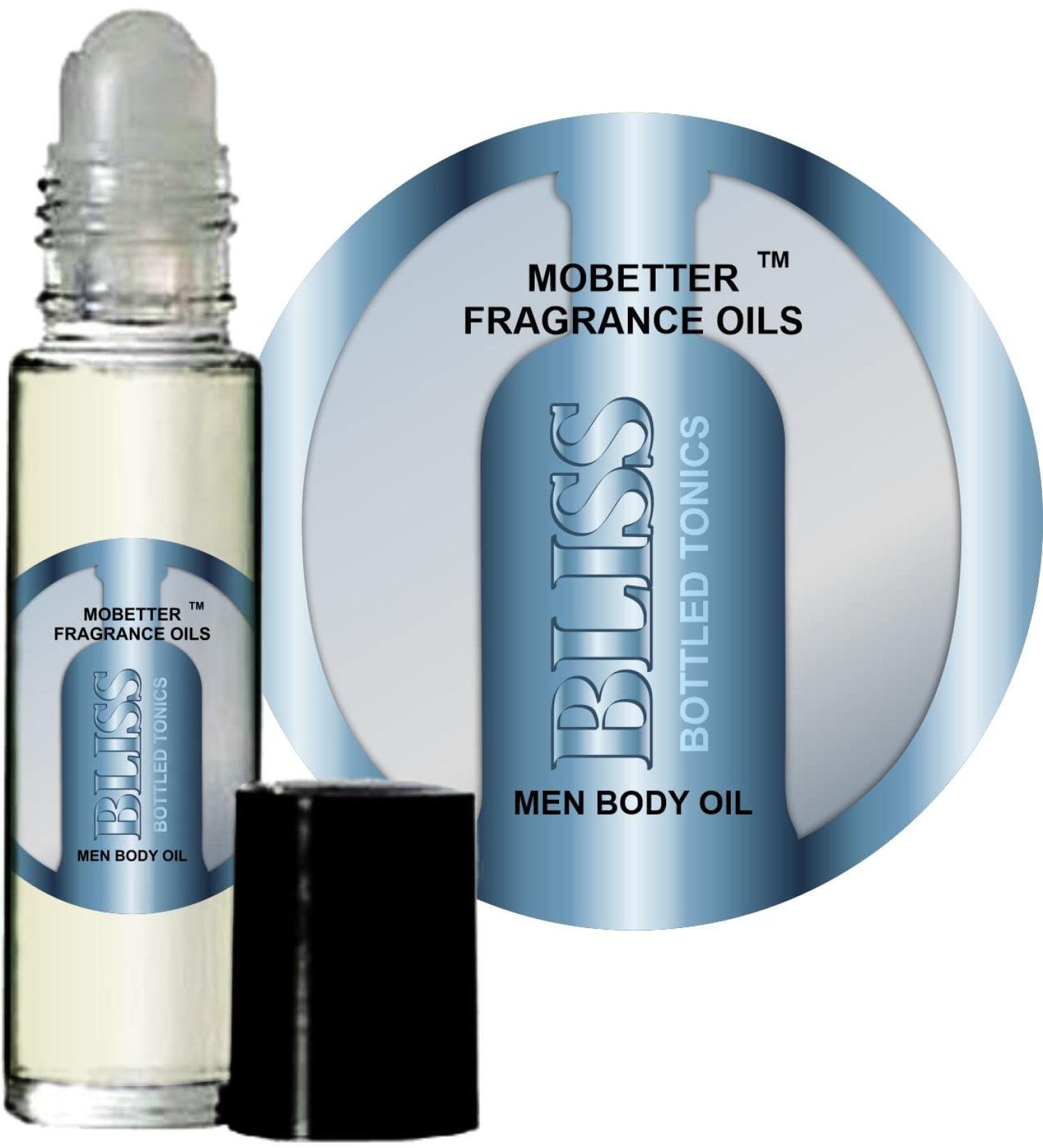 MOBETTER FRAGRANCE OILS Bliss Bottled Tonic Men Cologne Body Oil 1/3 oz roll on